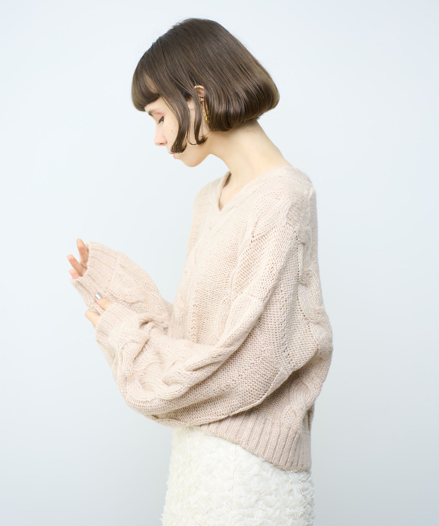 BIG 絞花針織運動衫