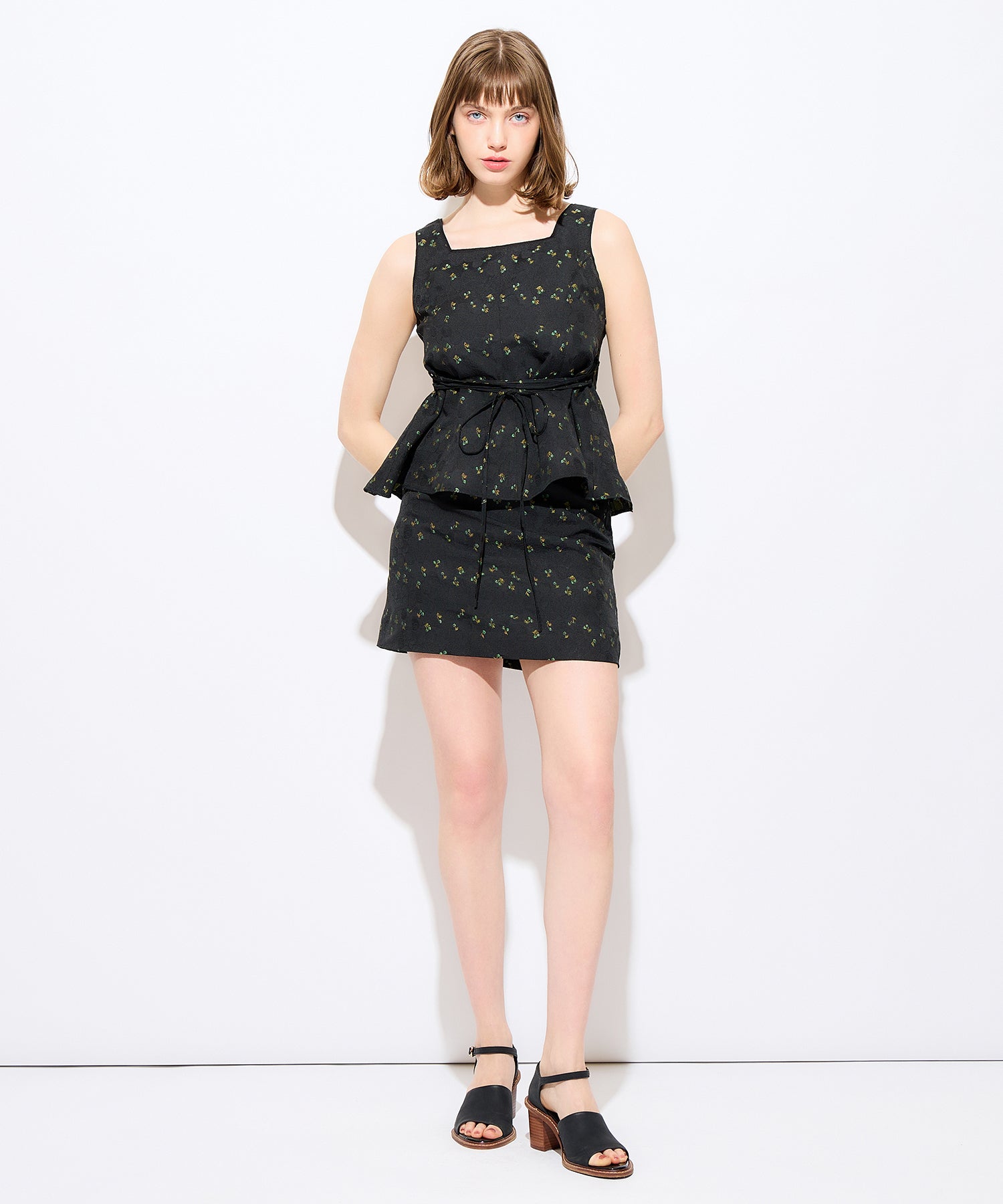 櫻桃 JQ 無袖襯衫