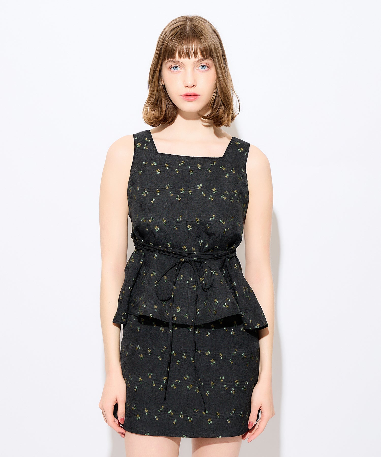 櫻桃 JQ 無袖襯衫