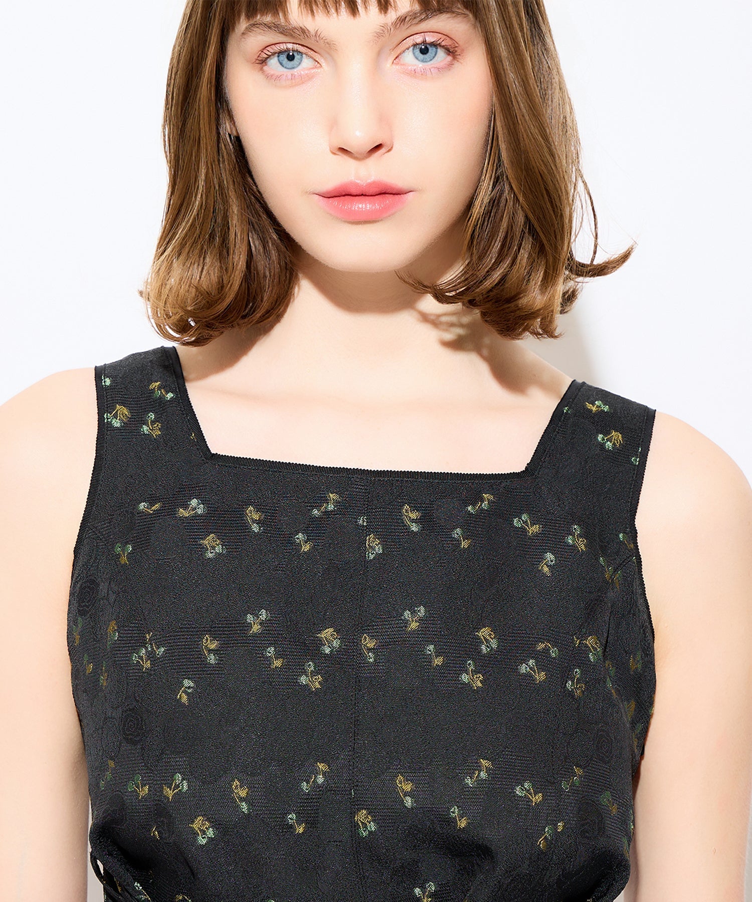 櫻桃 JQ 無袖襯衫