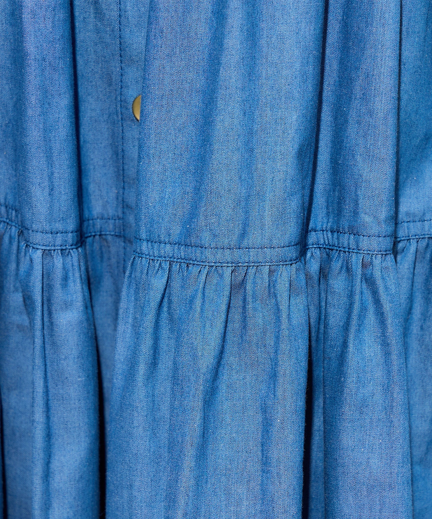 牛仔疊層連身裙