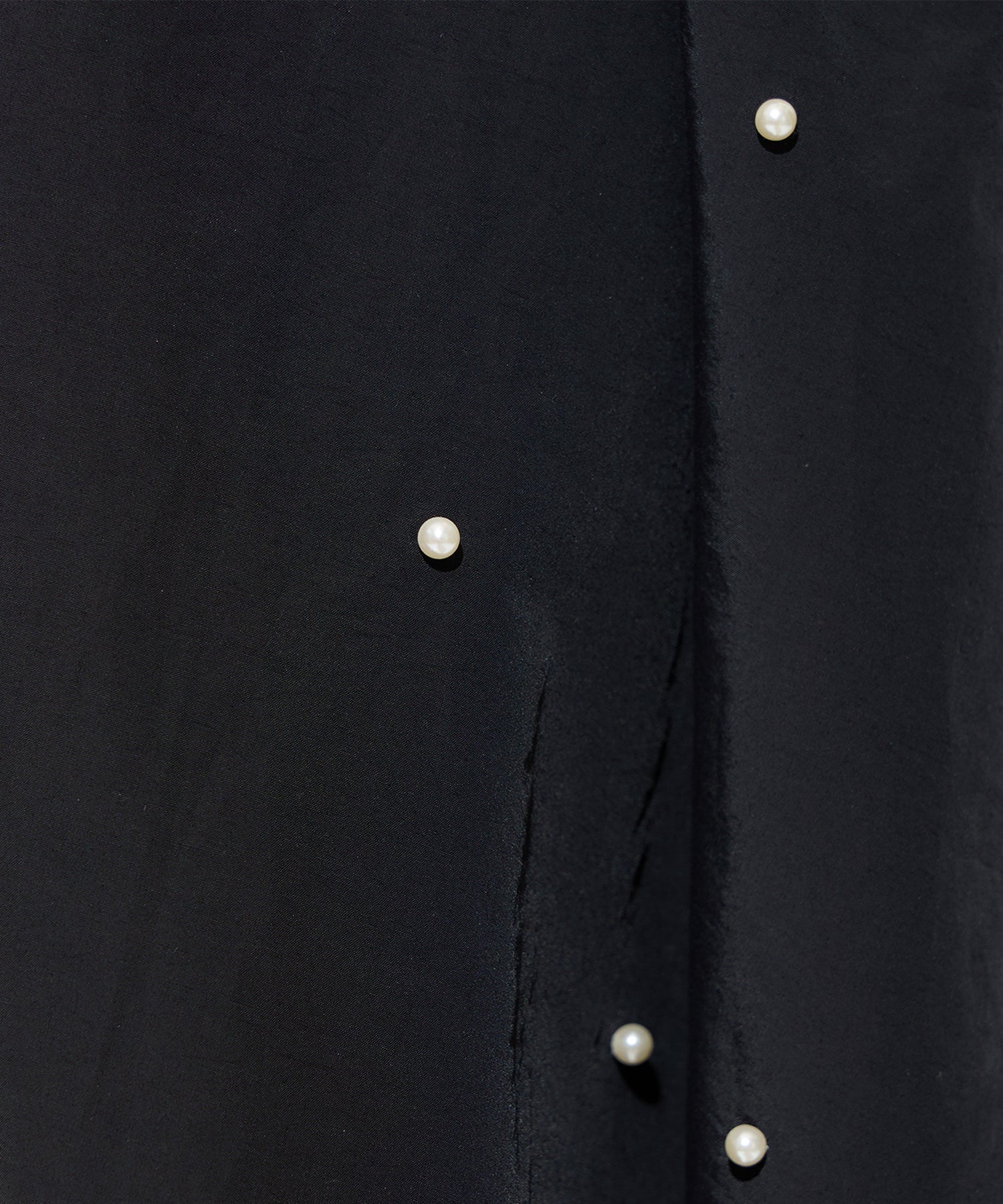 珍珠褶皺半身裙