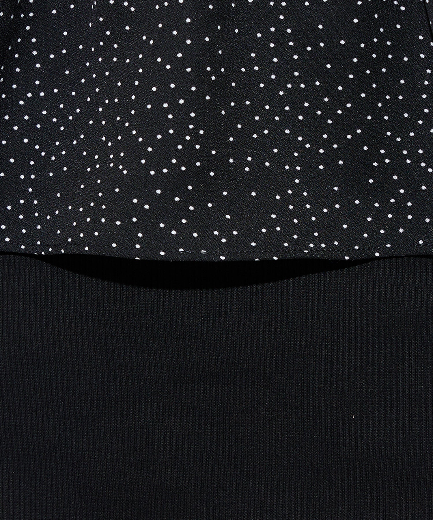 圓點緊身胸衣羅紋連身裙