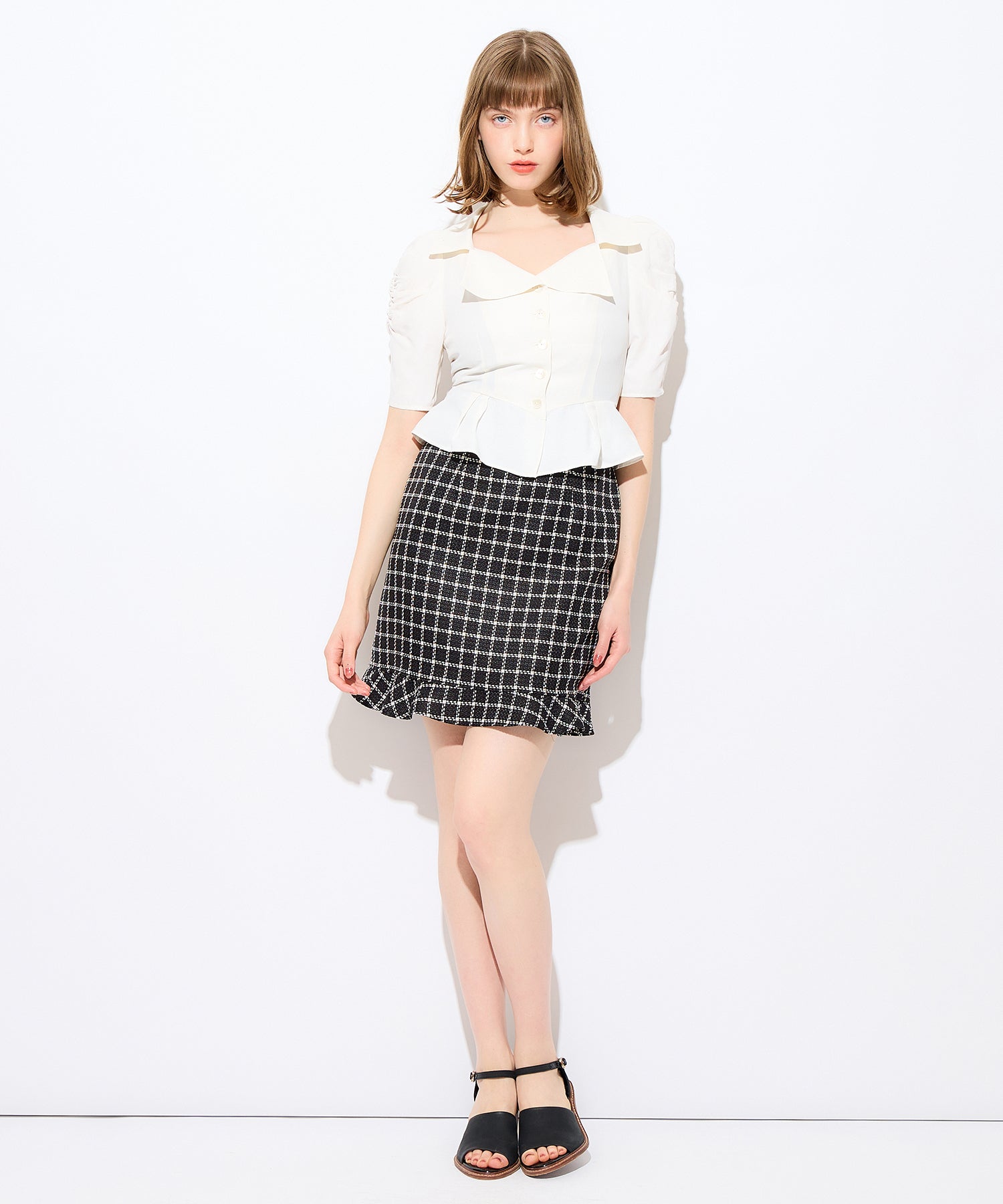 緊身胸衣女士襯衫