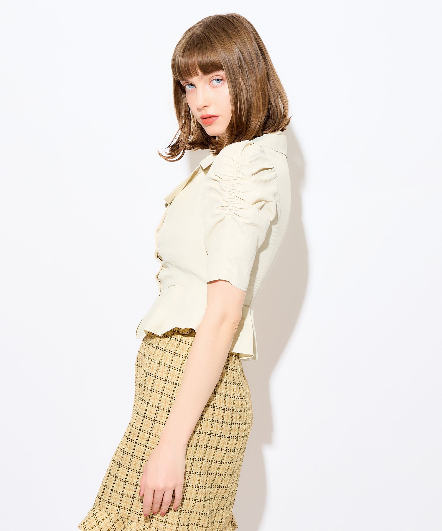 緊身胸衣女士襯衫