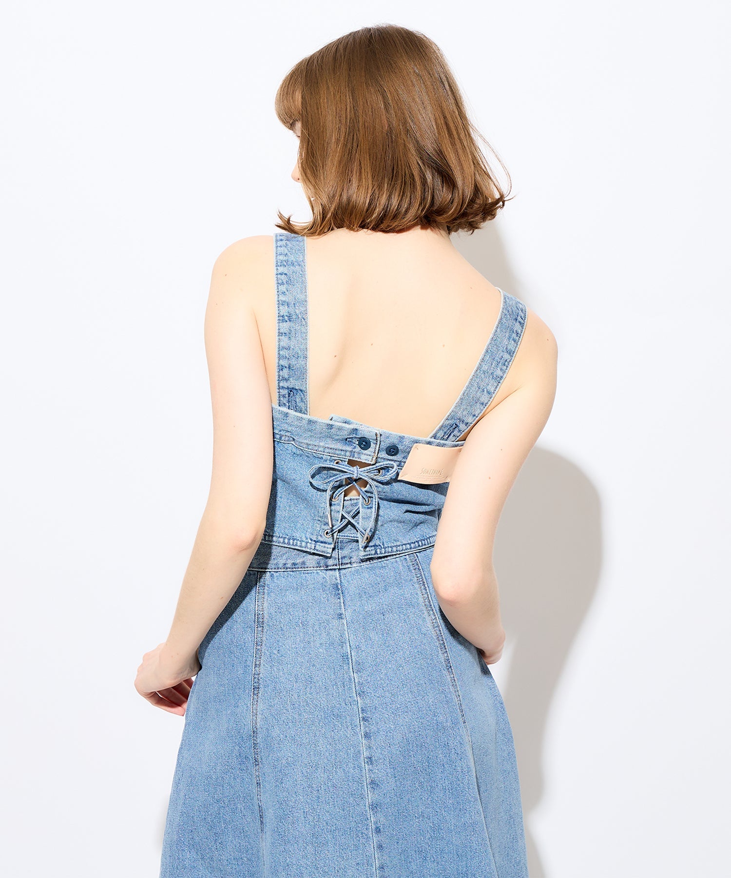DENIM BUSTIER