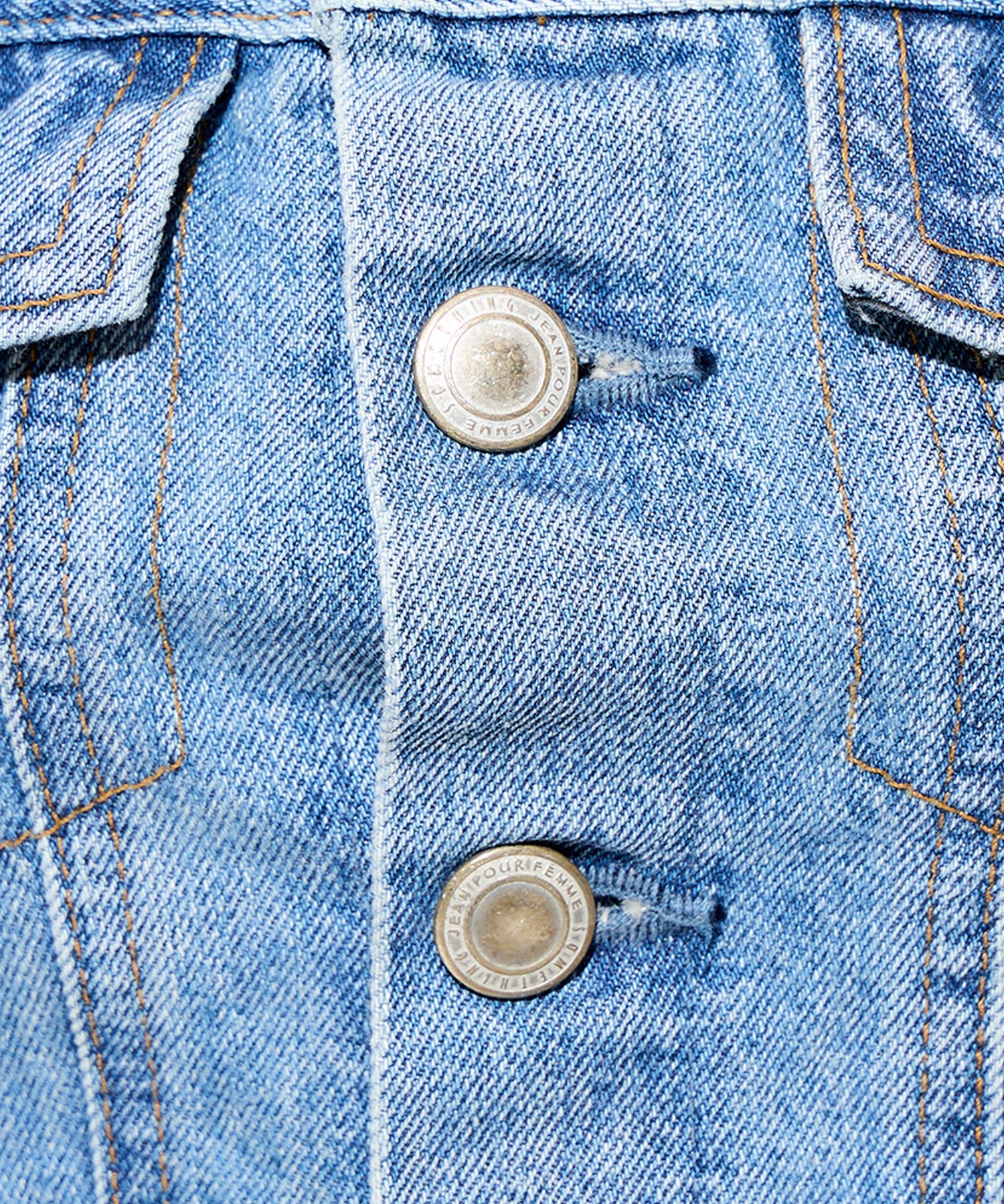 DENIM BUSTIER