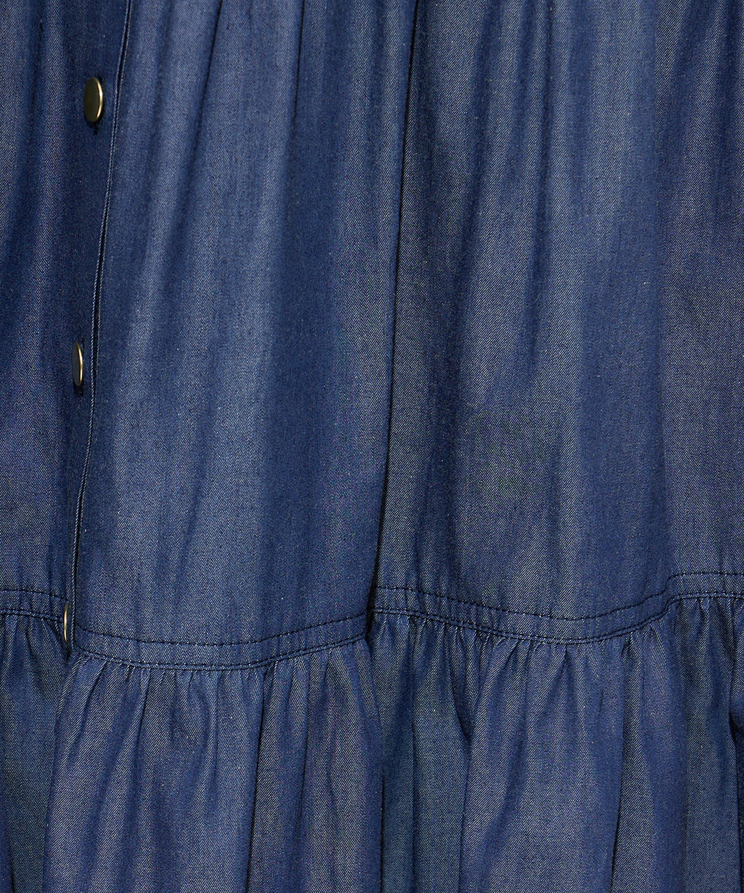 牛仔疊層連身裙