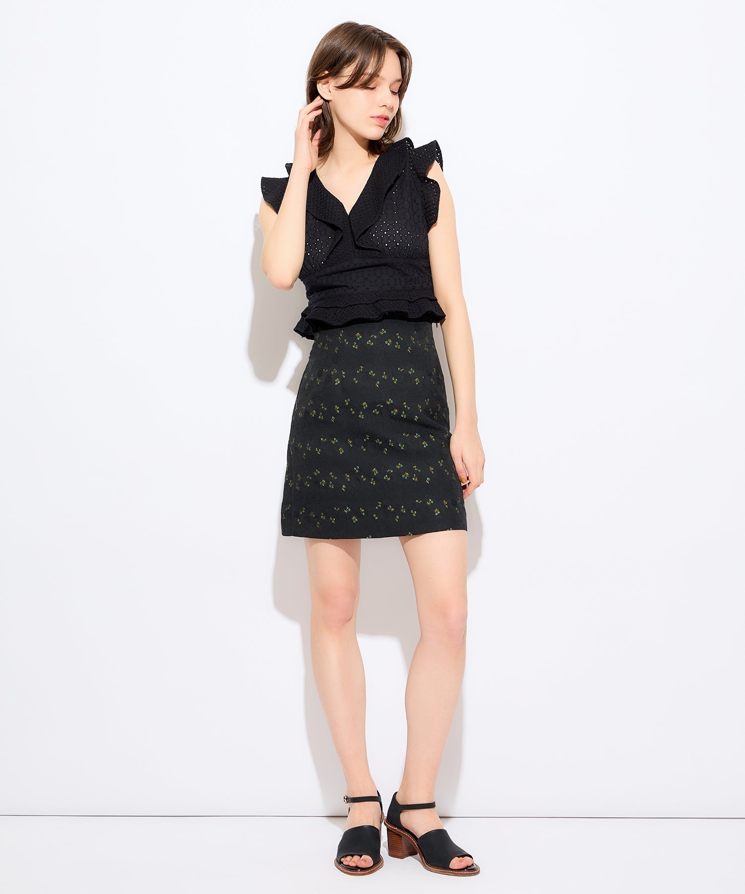 Cherry JQ Mini Skirt