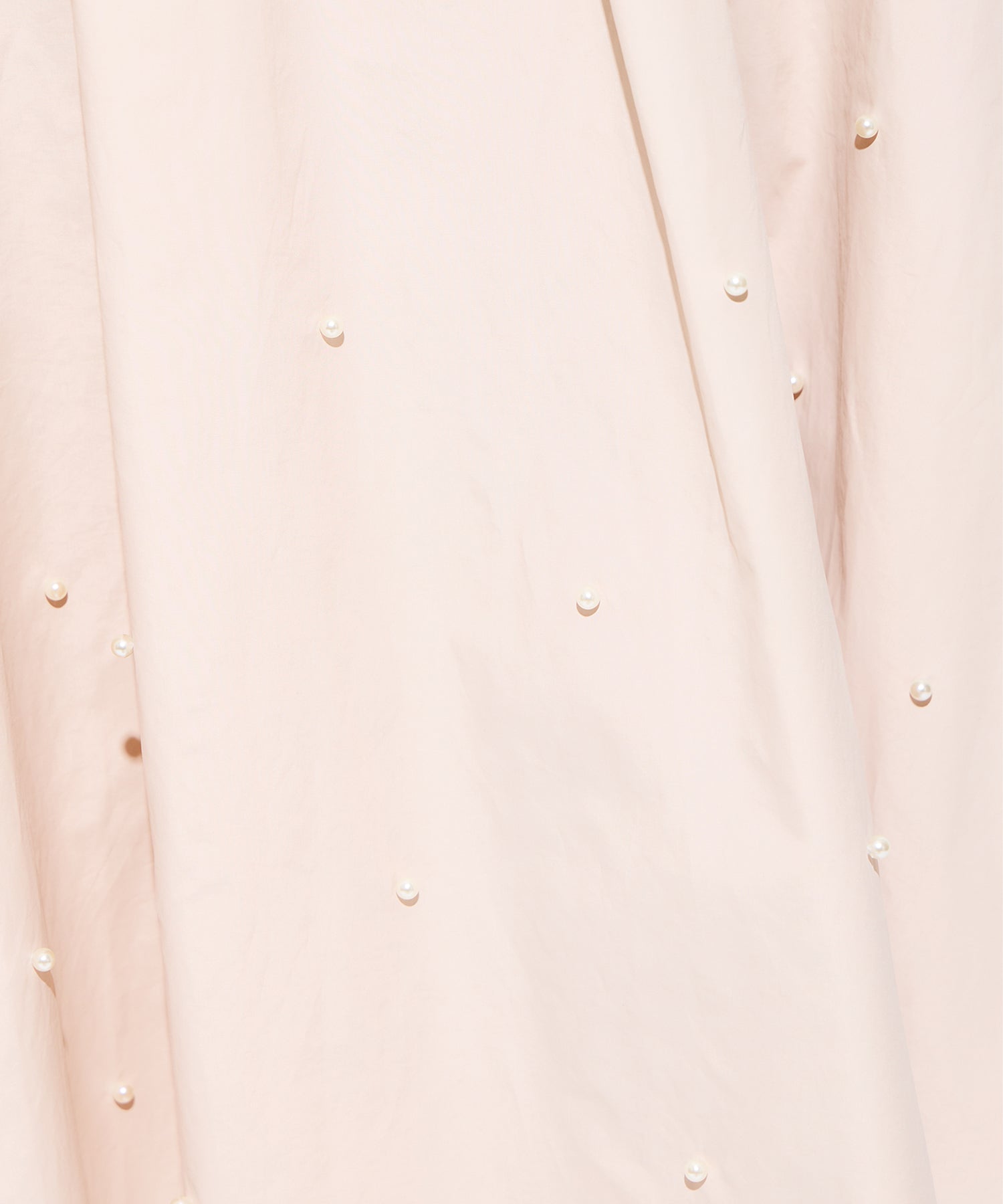 珍珠褶皺半身裙