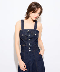 DENIM BUSTIER