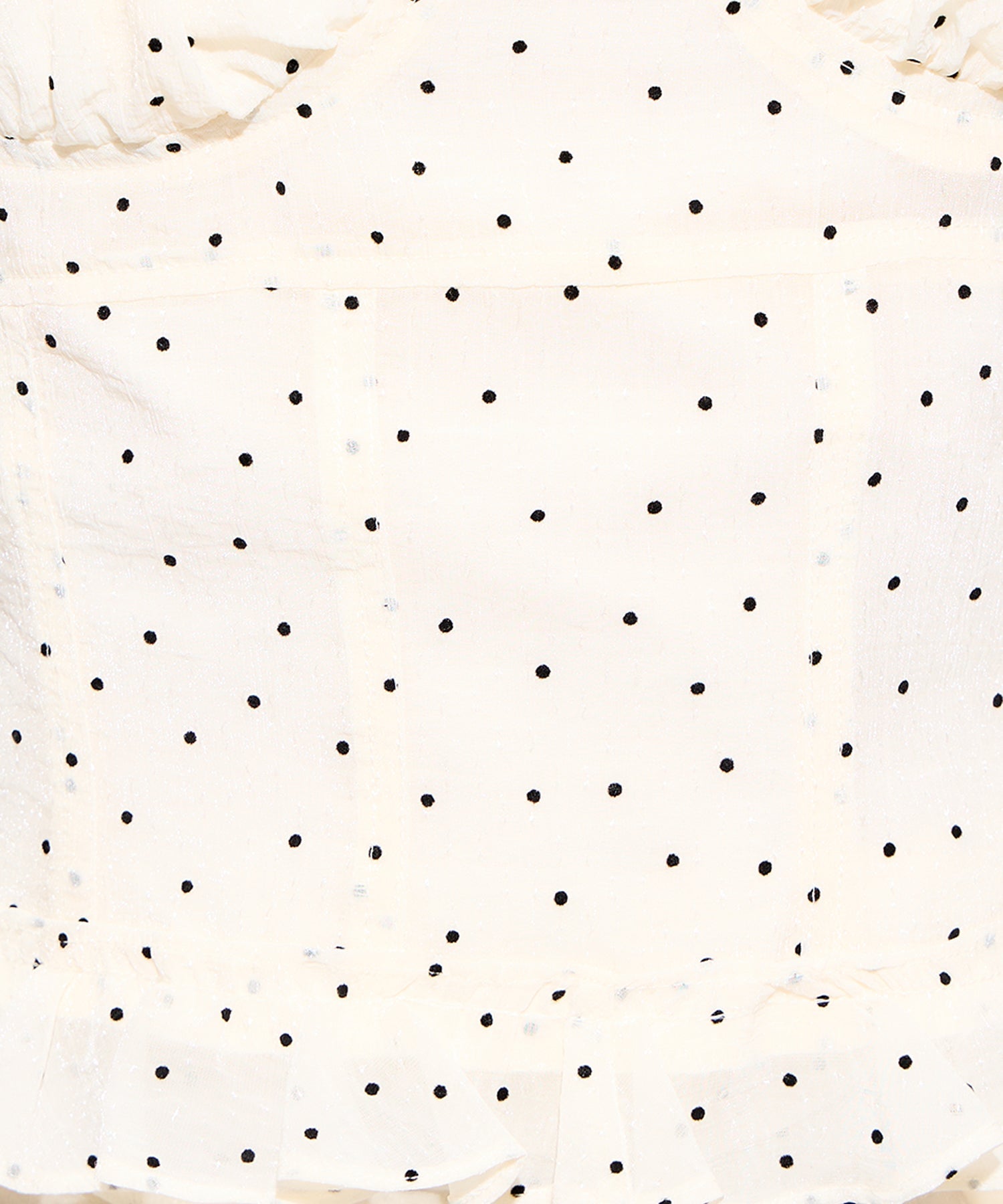 植絨圓點緊身胸衣