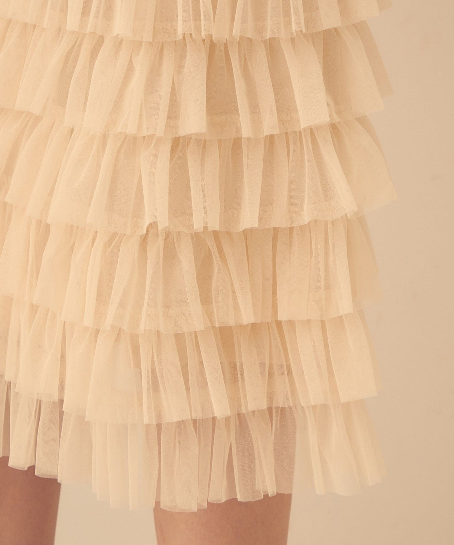 薄紗疊層半身裙