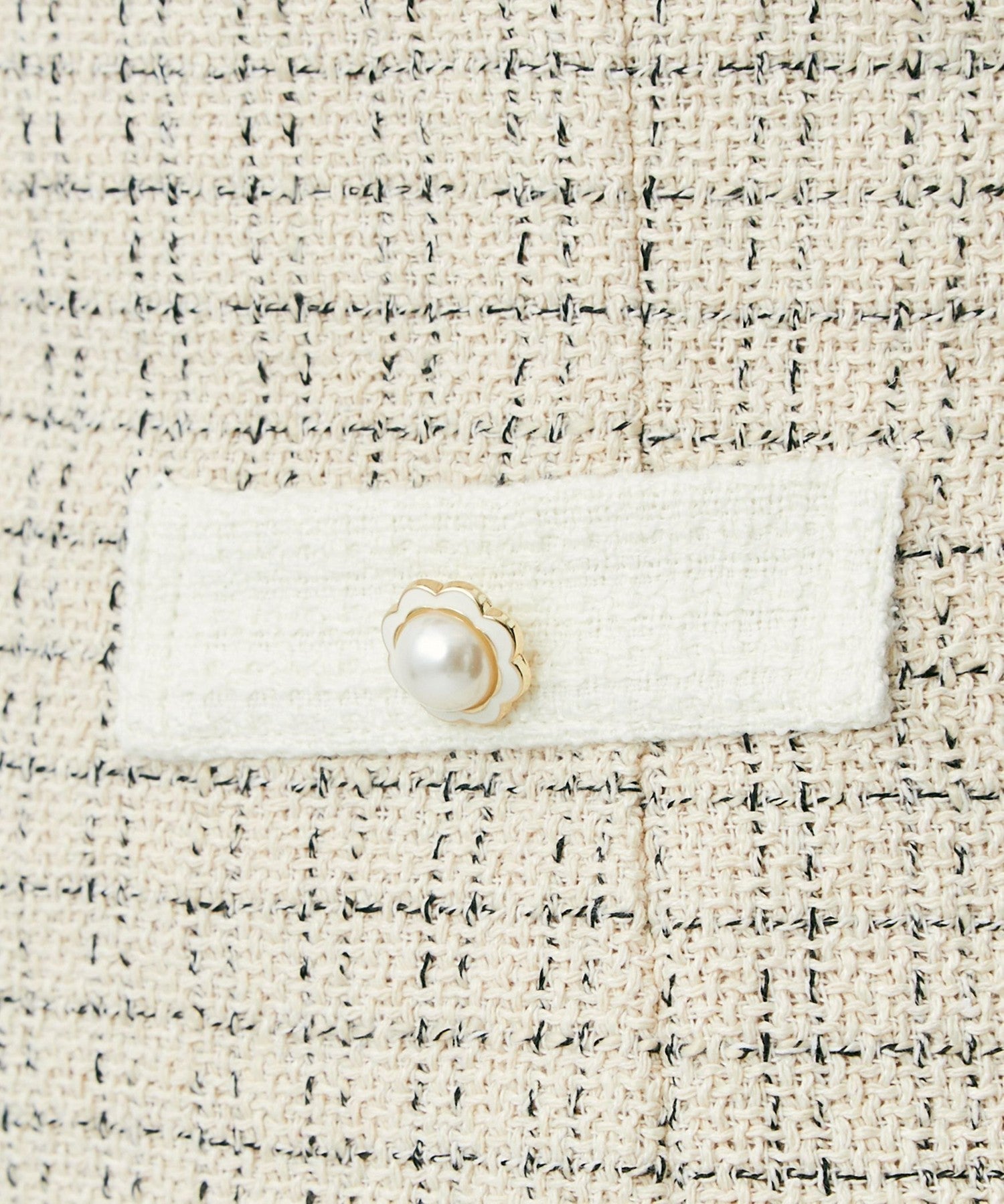 雙色花呢迷你半身裙