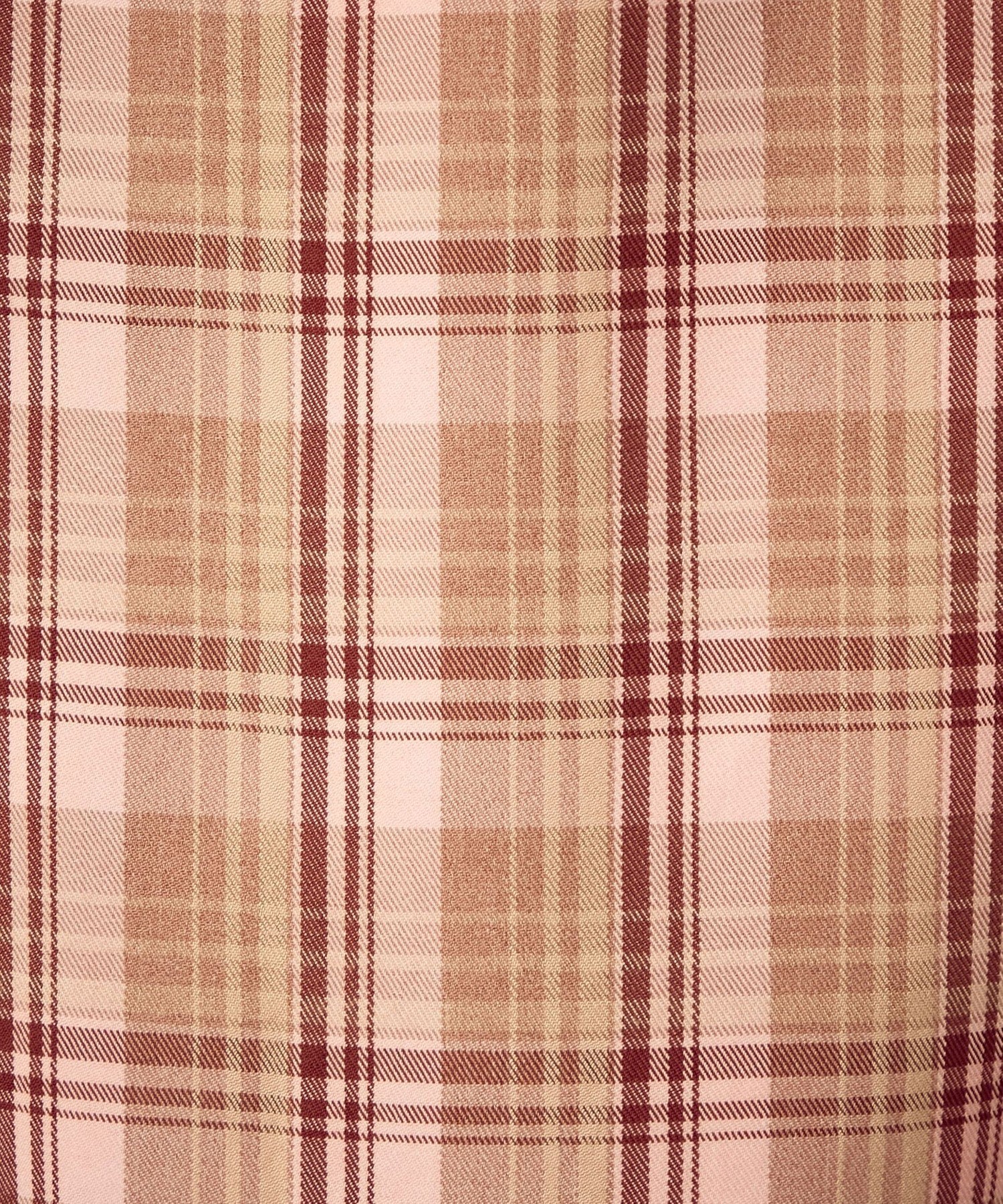 High waist check long skirt