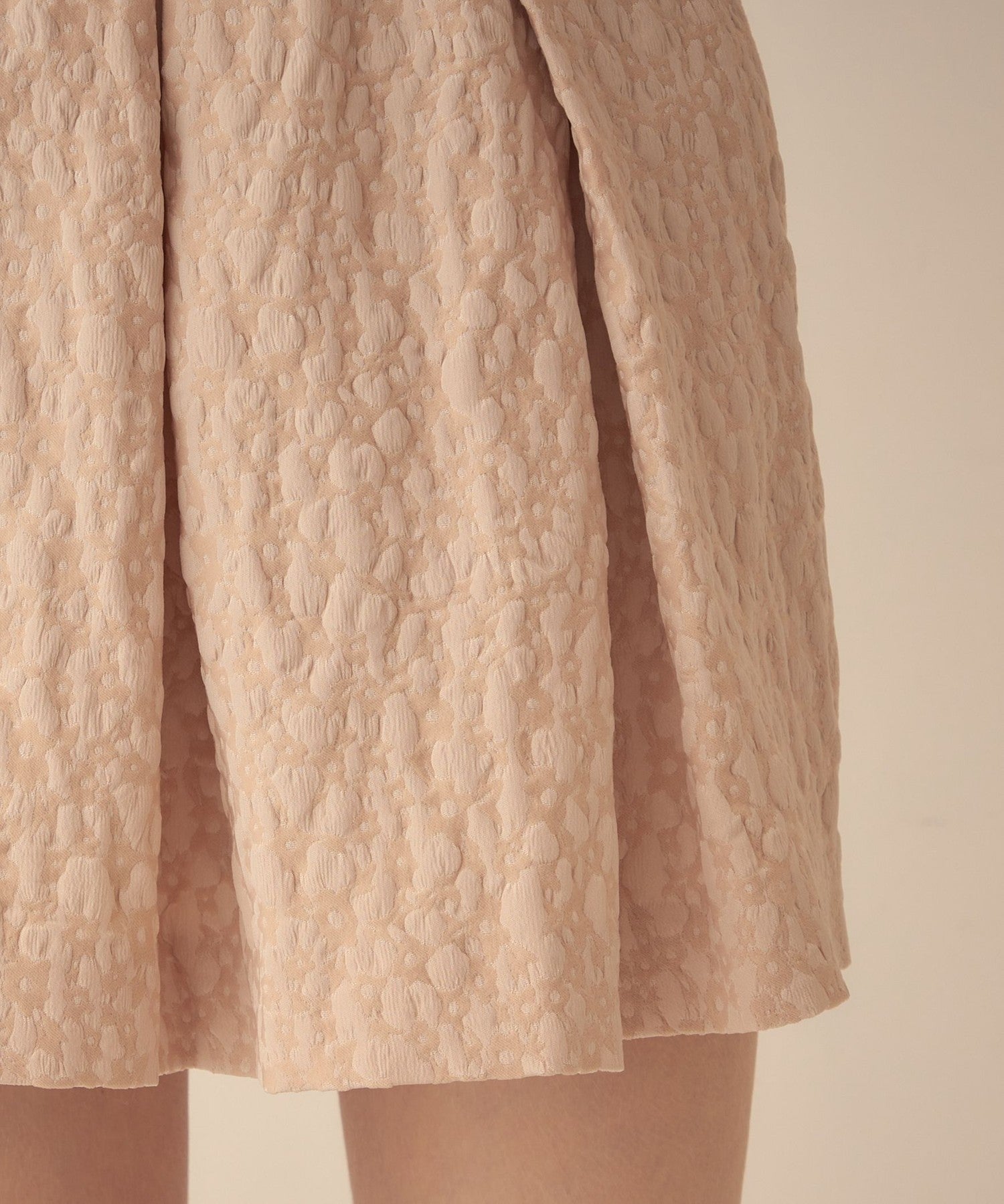 花朵JQ 褶邊迷你裙