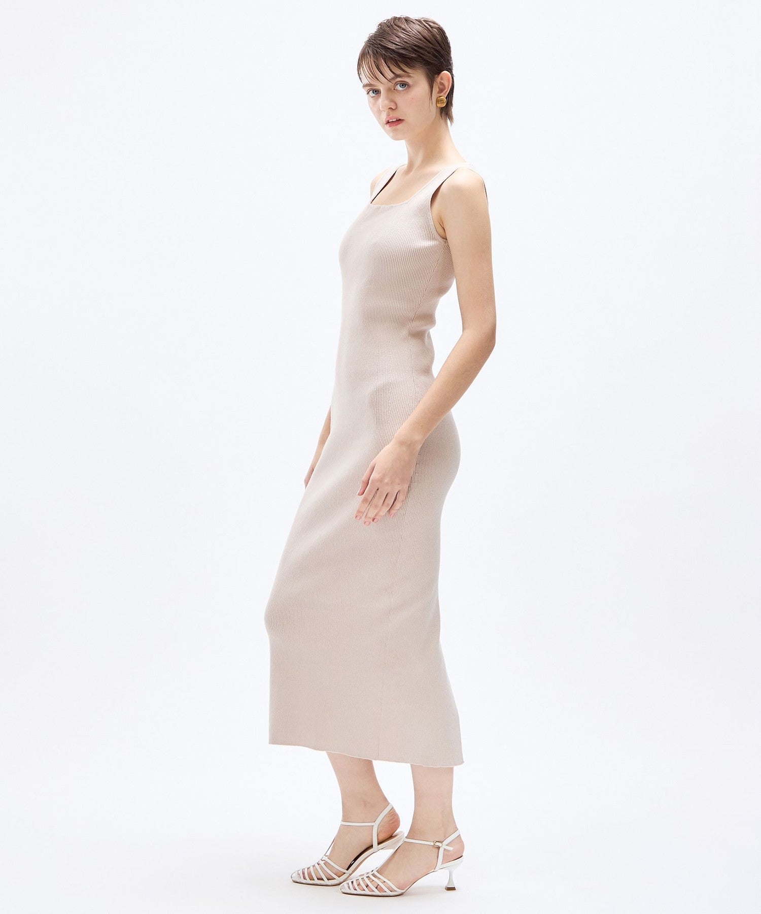 薄紗襯衫套裝連身裙