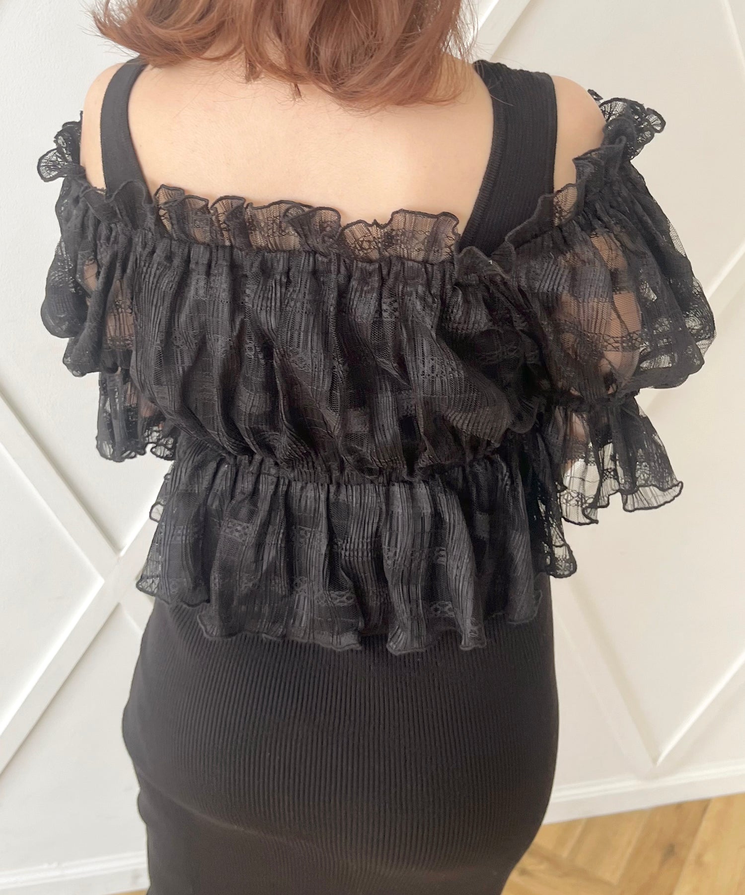 薄紗襯衫套裝連身裙