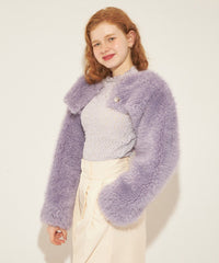 フェイクカシミヤボレロ