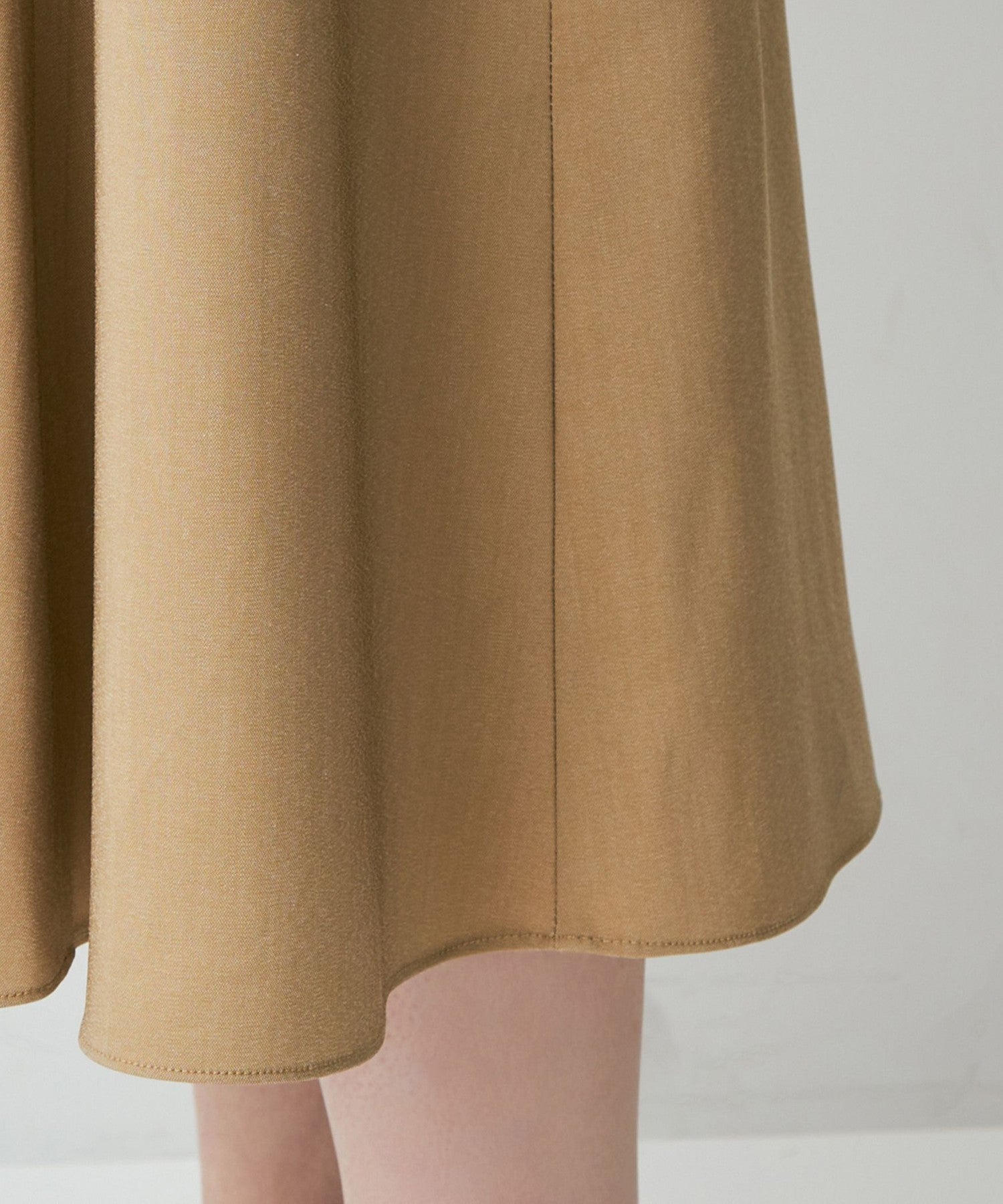 Lace-up flare dress