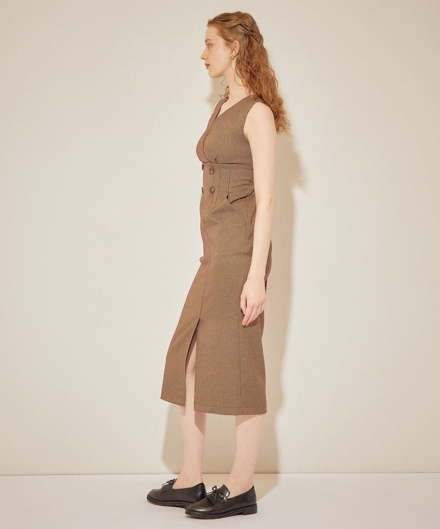 Back lace-up jumper skirt
