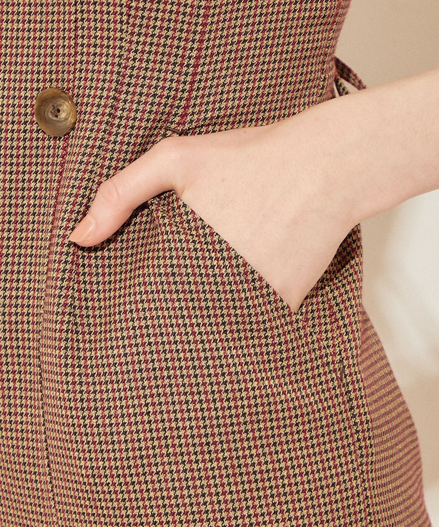Back lace-up jumper skirt