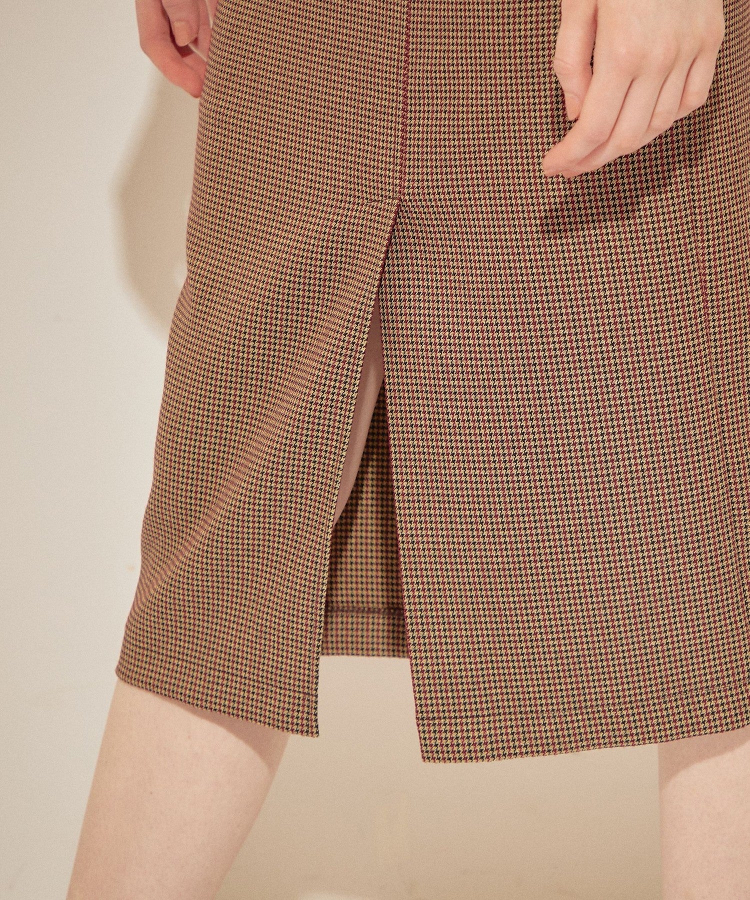 Back lace-up jumper skirt