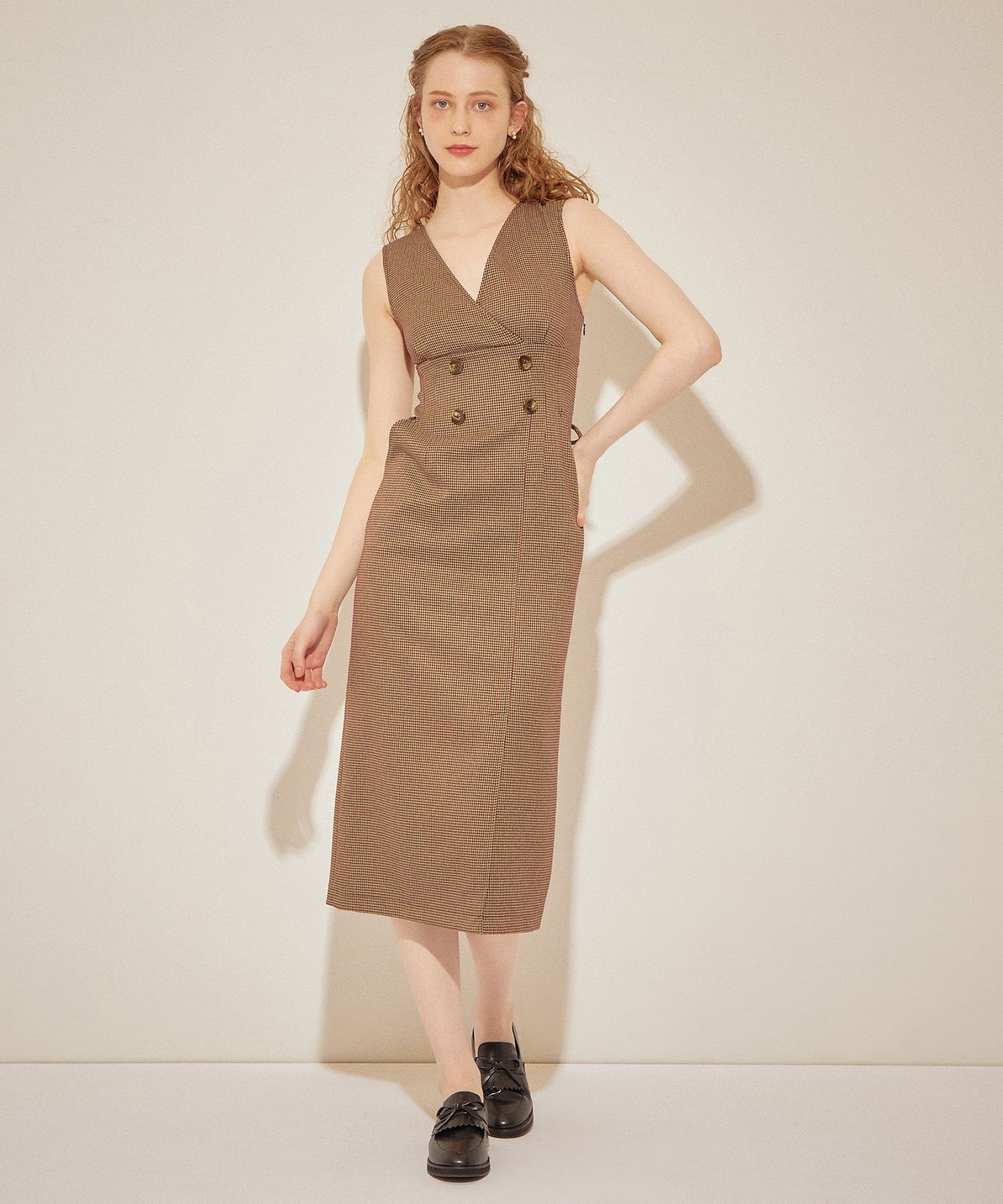 Back lace-up jumper skirt