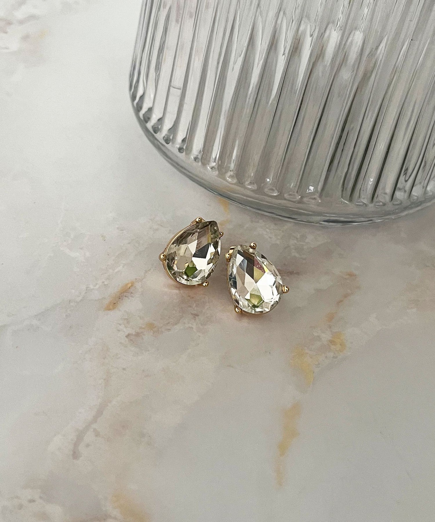 Ettika クリスタルドロップピアス