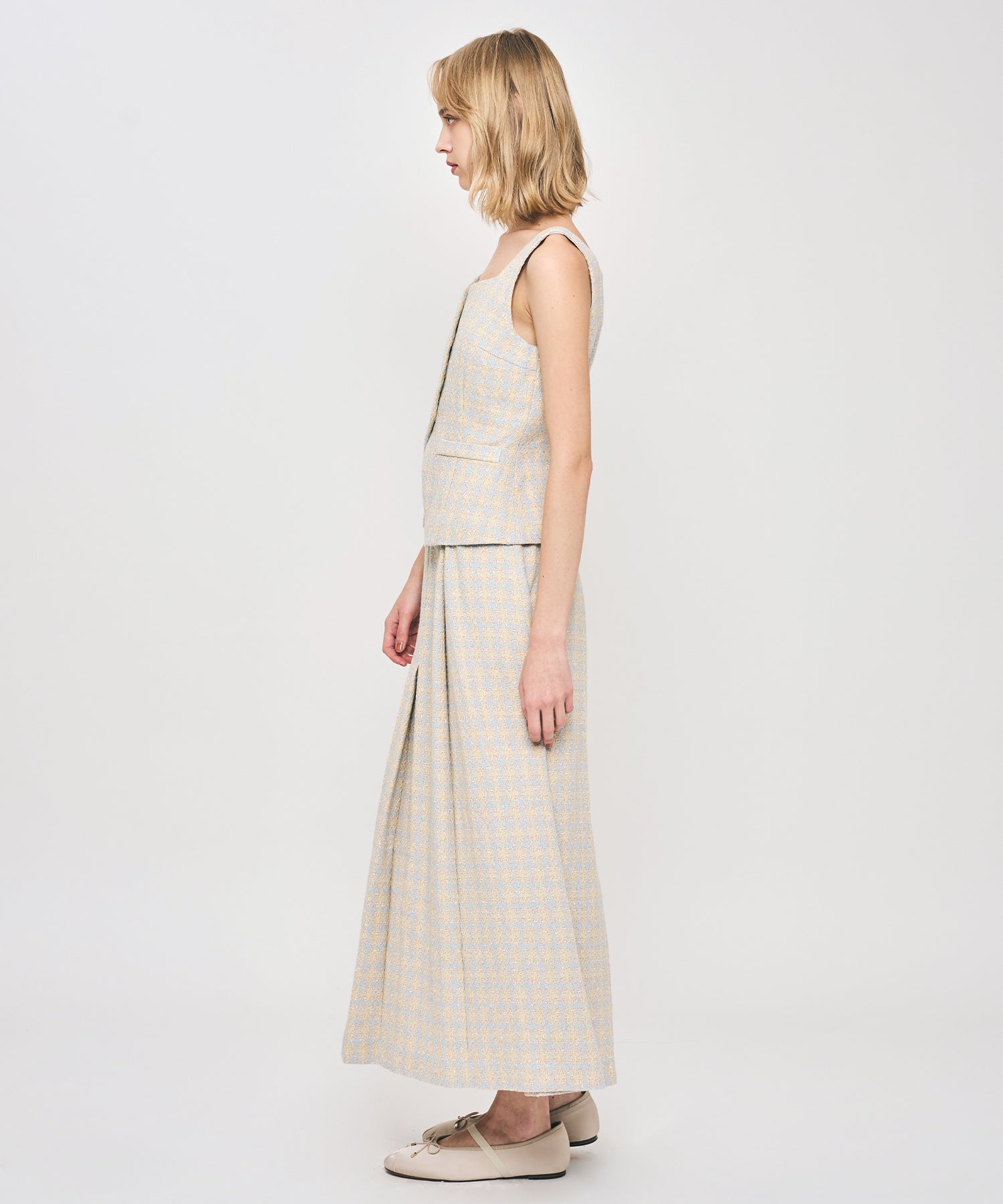 ドビーチェックジレ