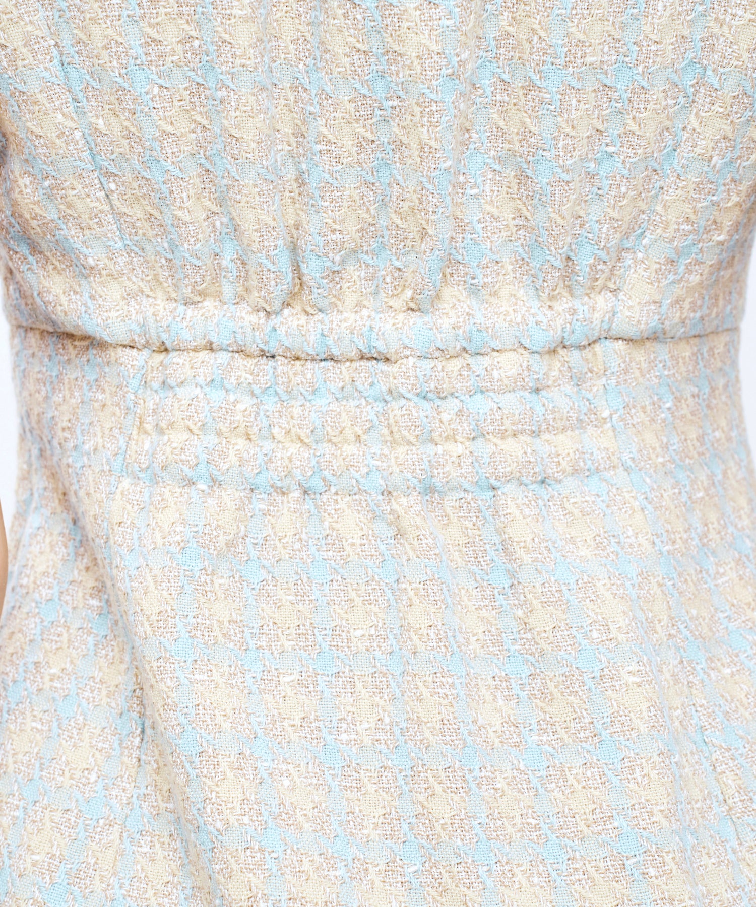 ドビーチェックセーラーカラーワンピース