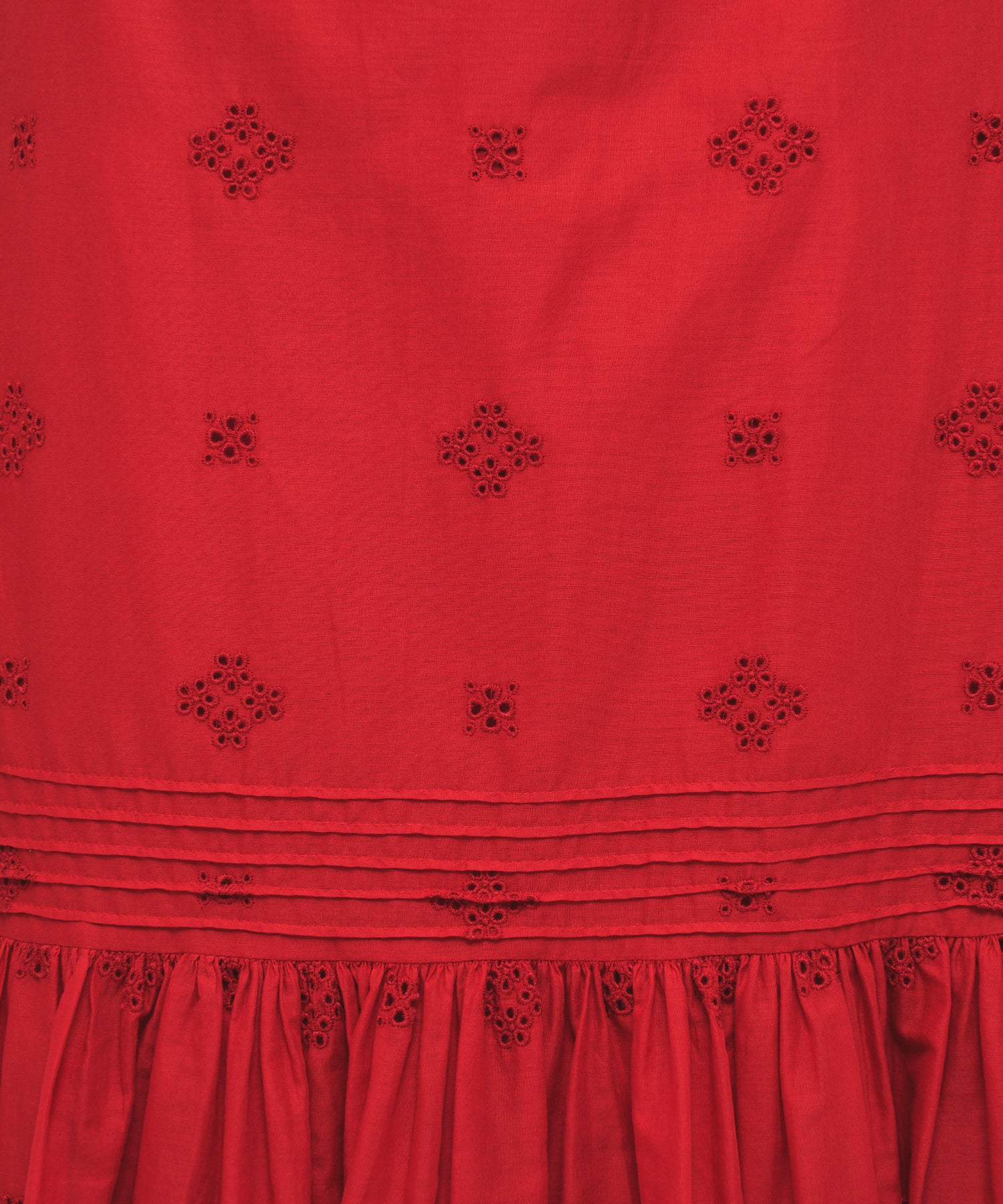 コットンボイルフラワースカート