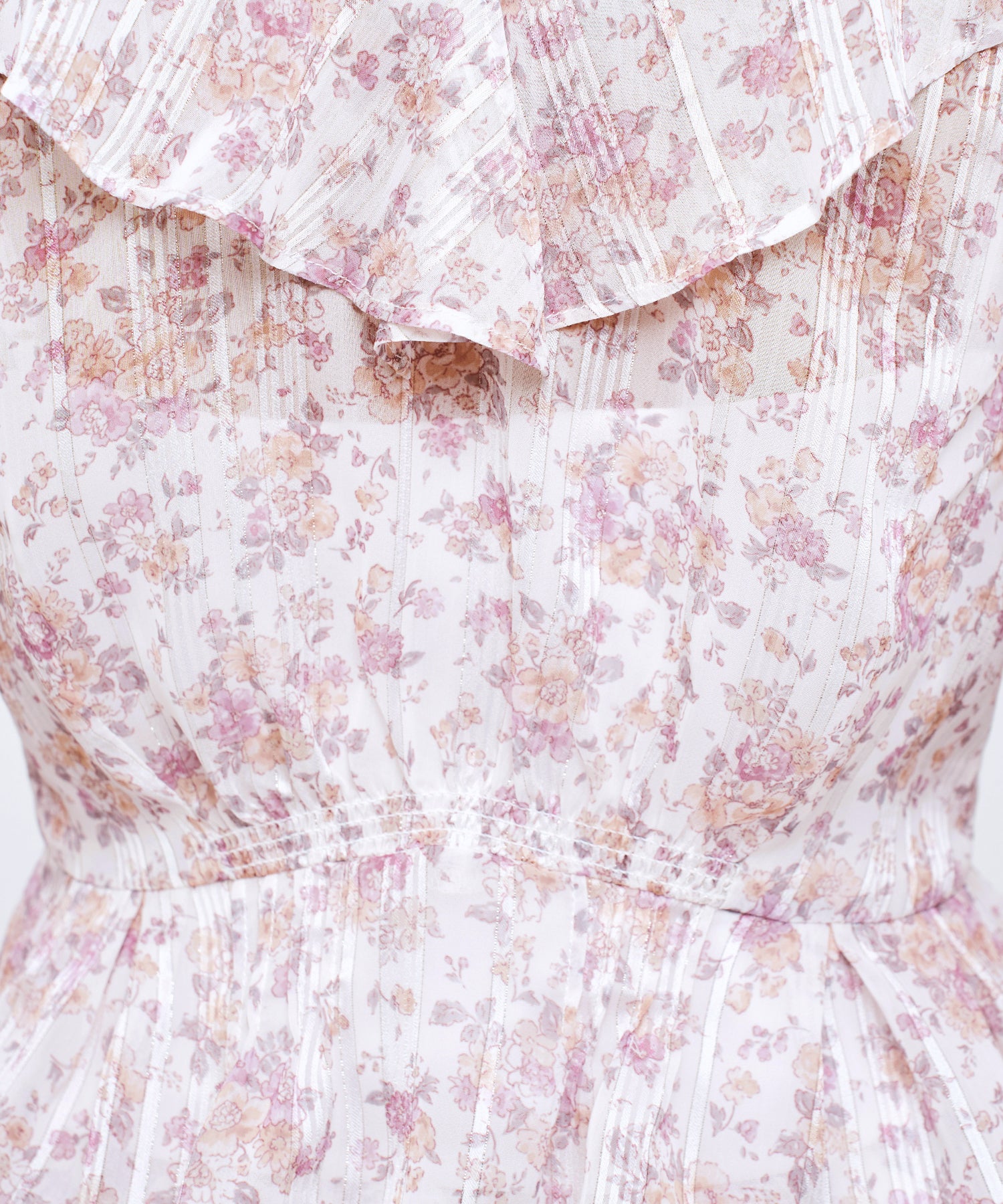 フルールラメシフォンブラウス