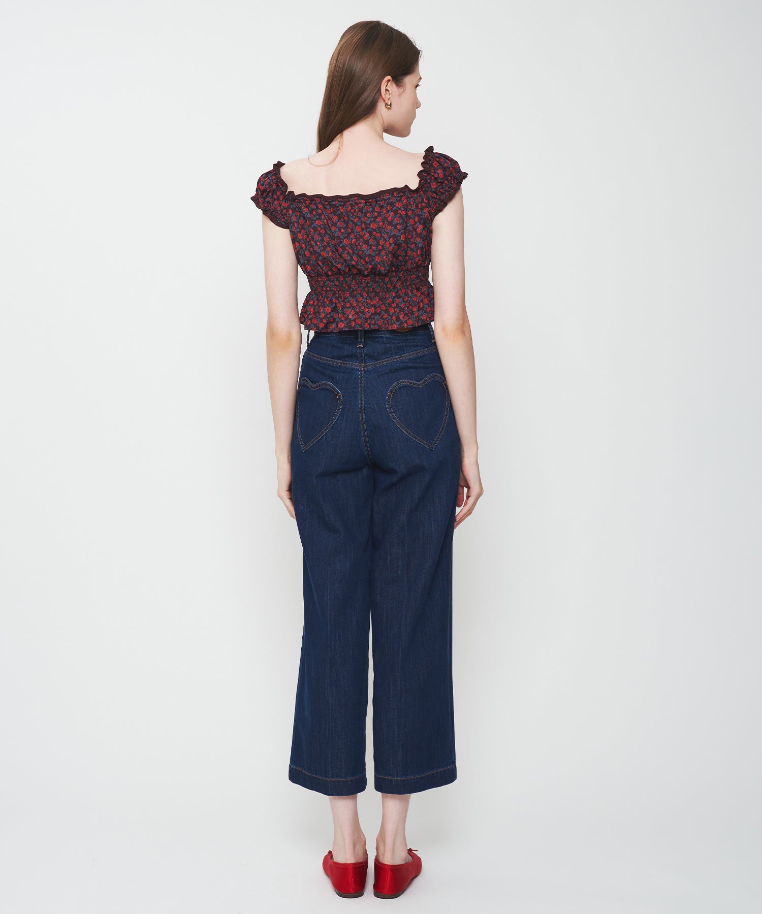 ヴィンテージローズブラウス