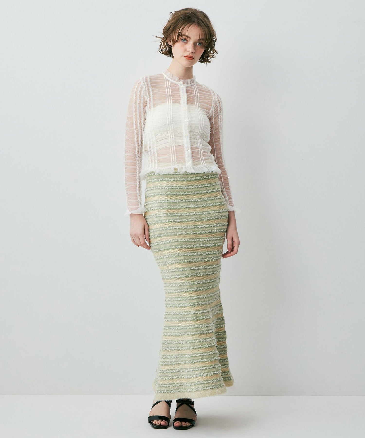 2way花式花呢半身裙