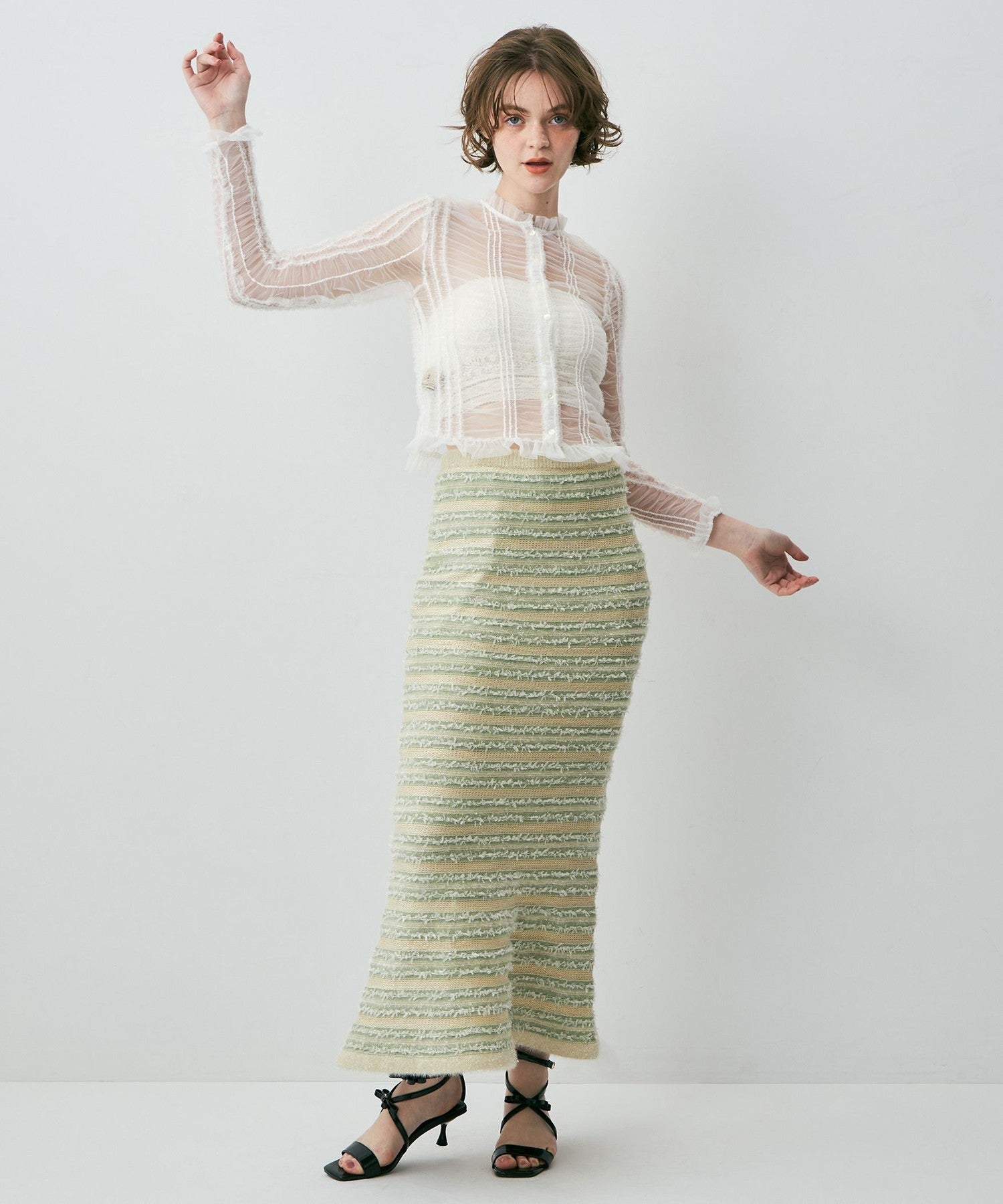 2way花式花呢半身裙