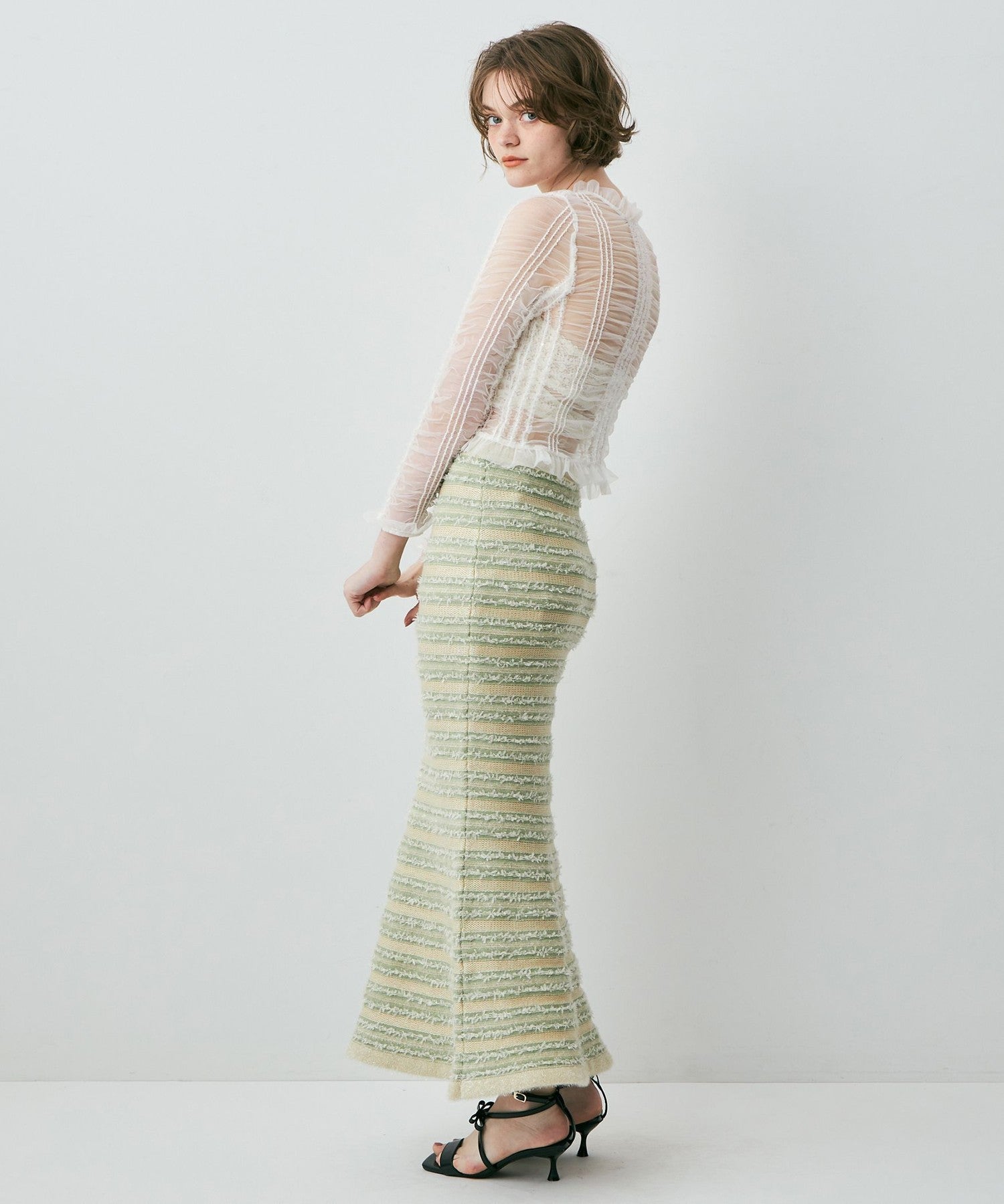 2way花式花呢半身裙