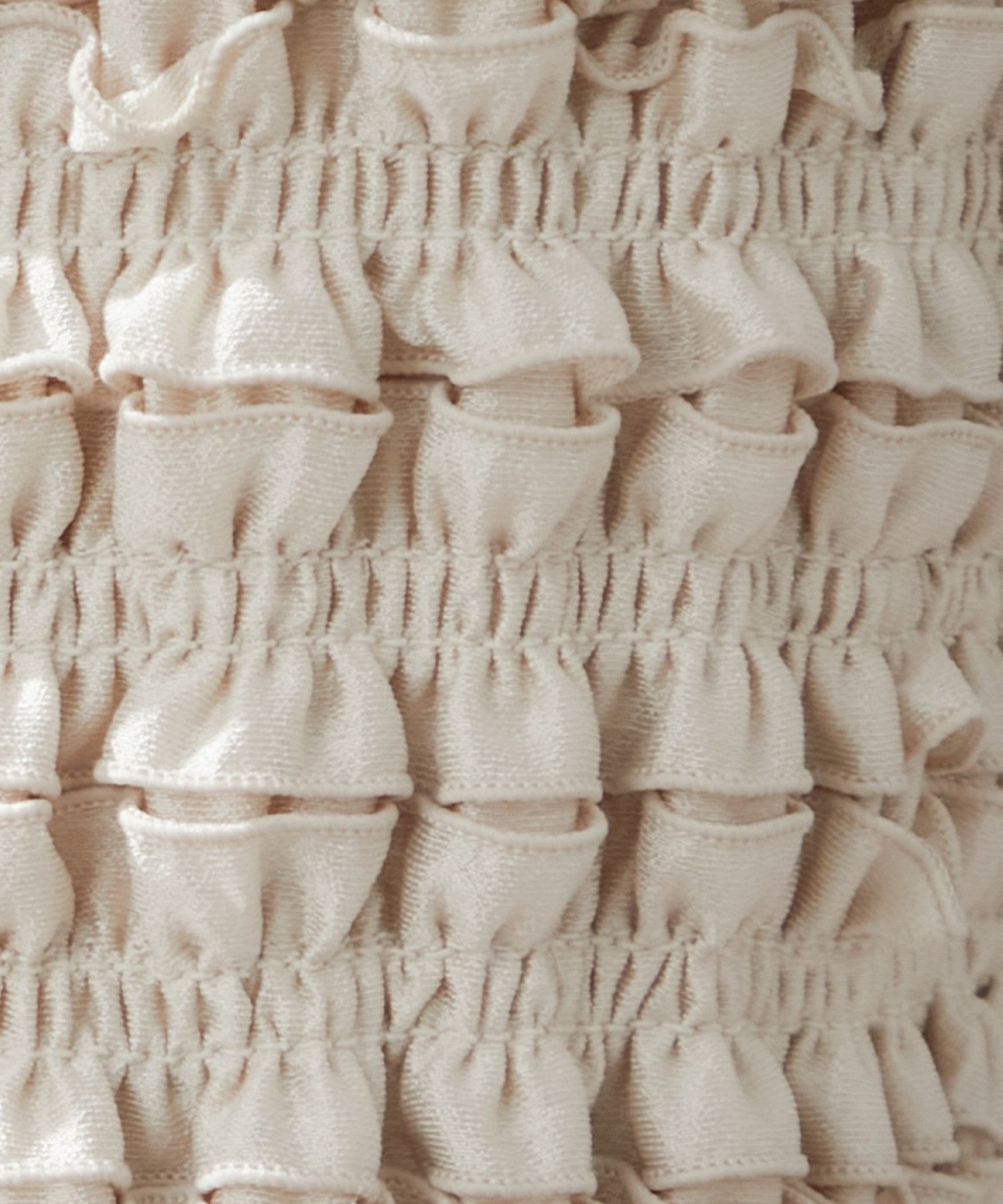 Shirred frill skirt