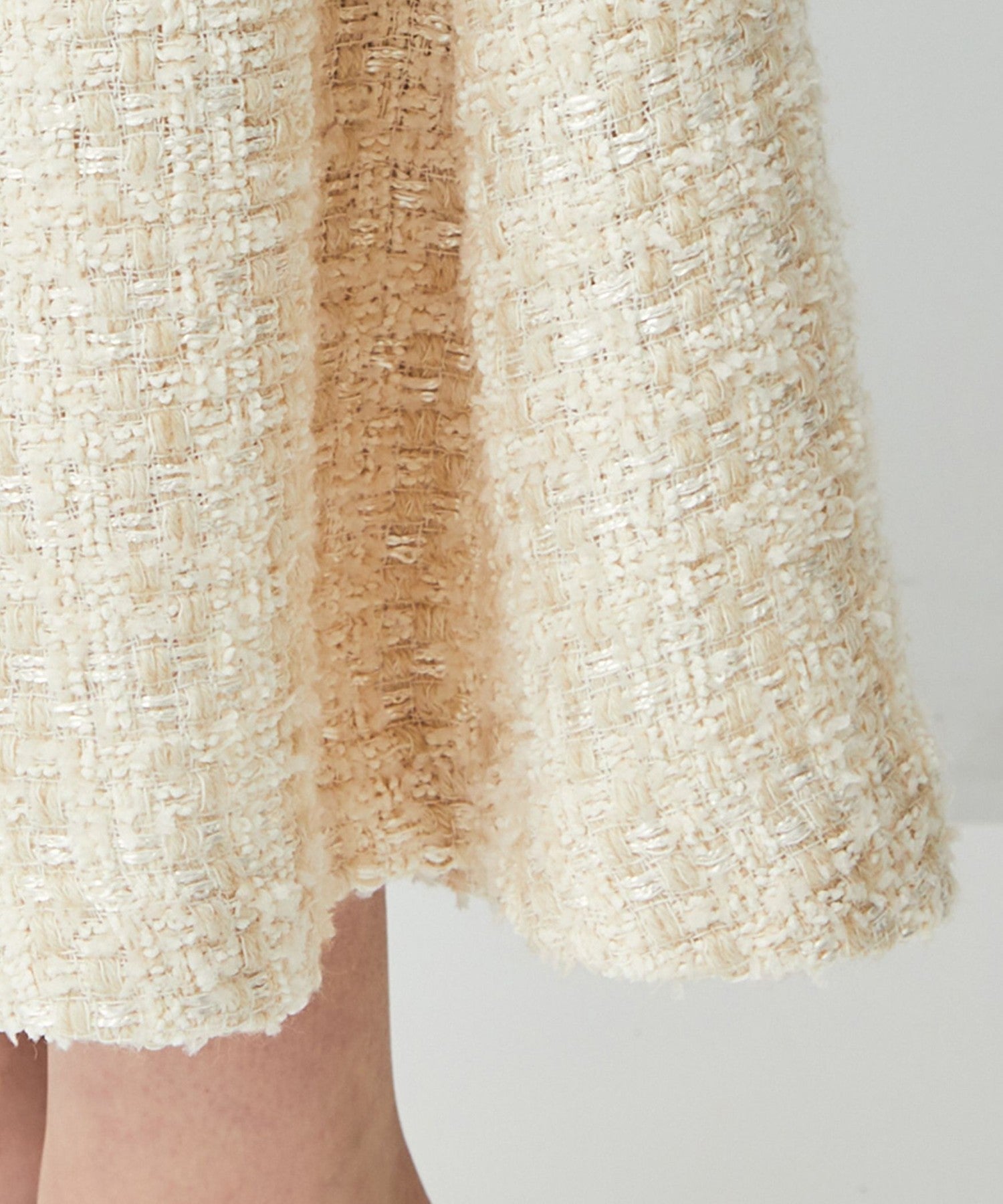 毛圈花呢美人魚半身裙