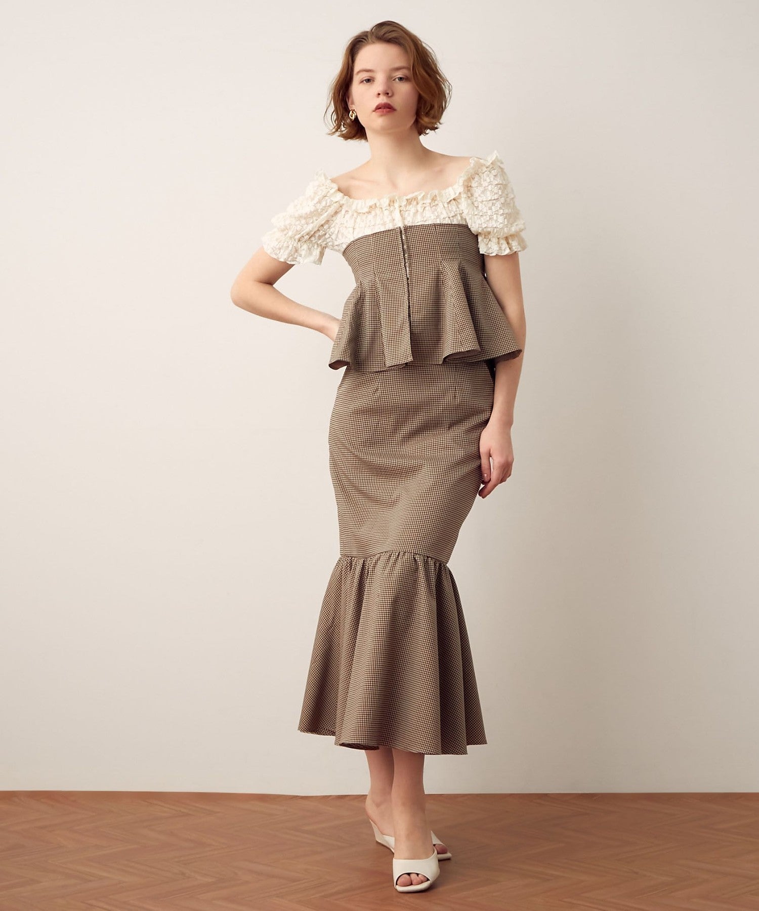 Manyway peplum skirt