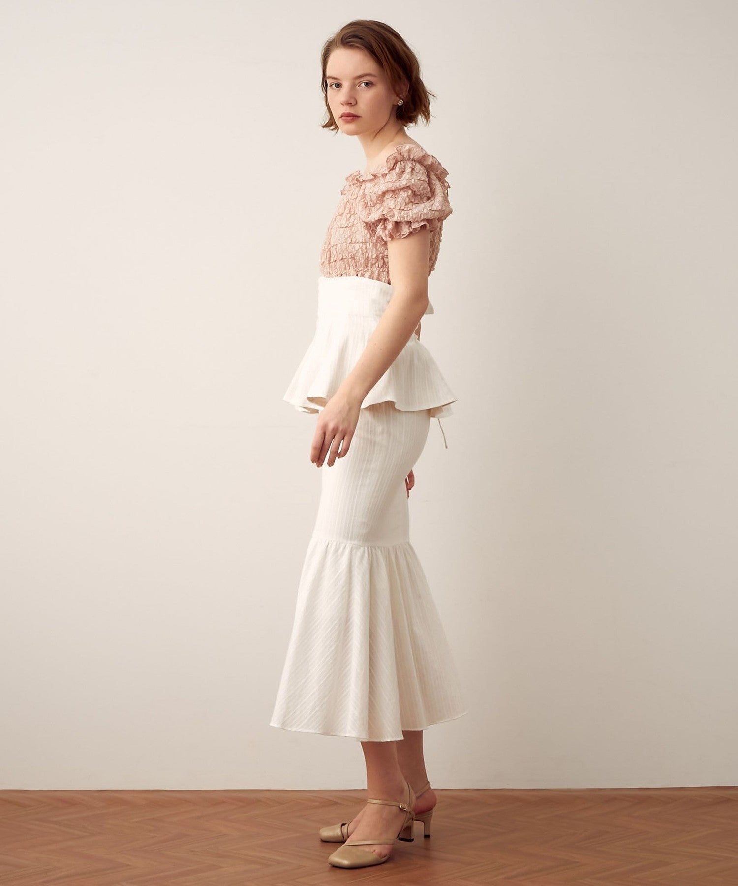 Manyway 荷葉邊裙