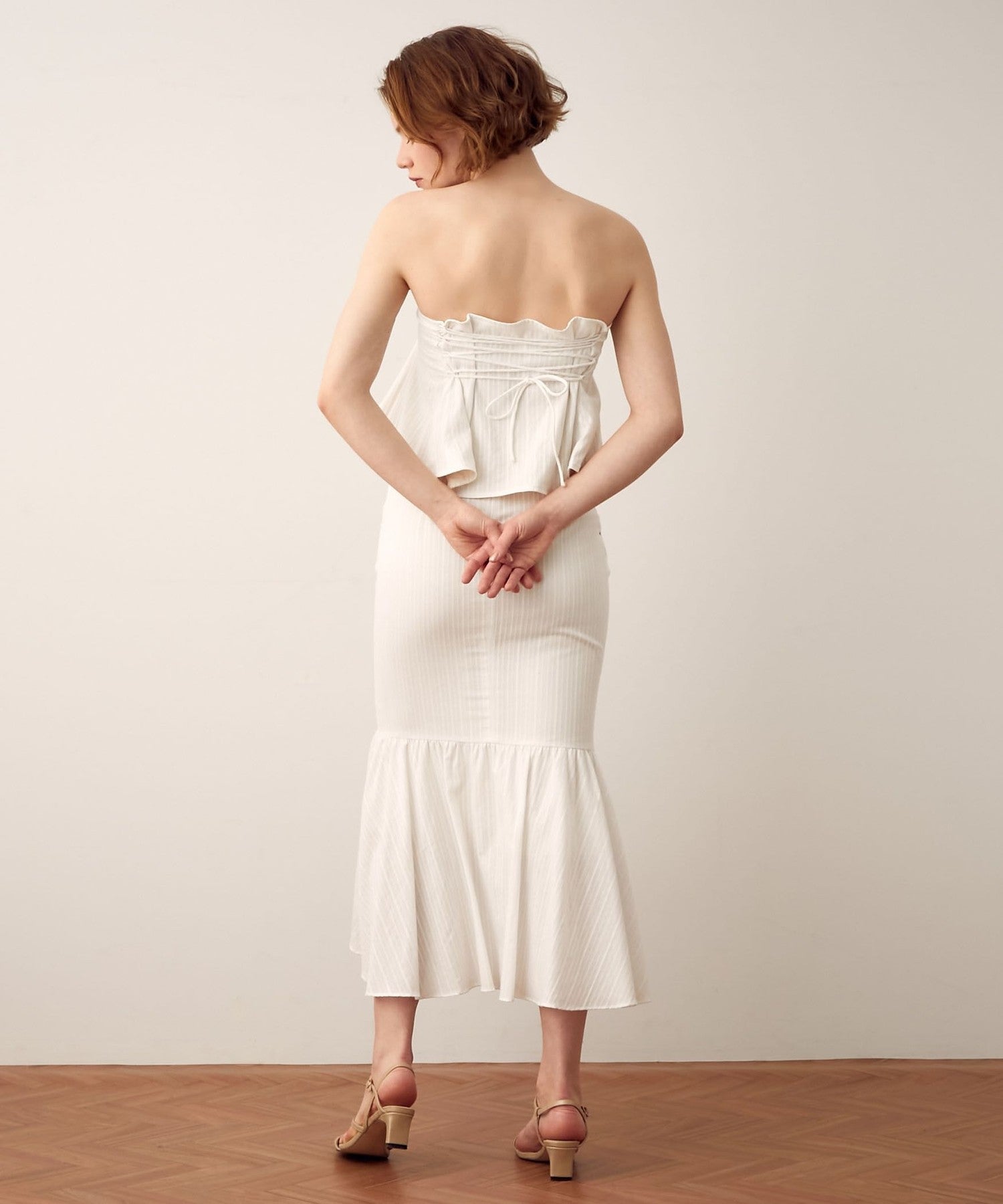 Manyway 荷葉邊裙