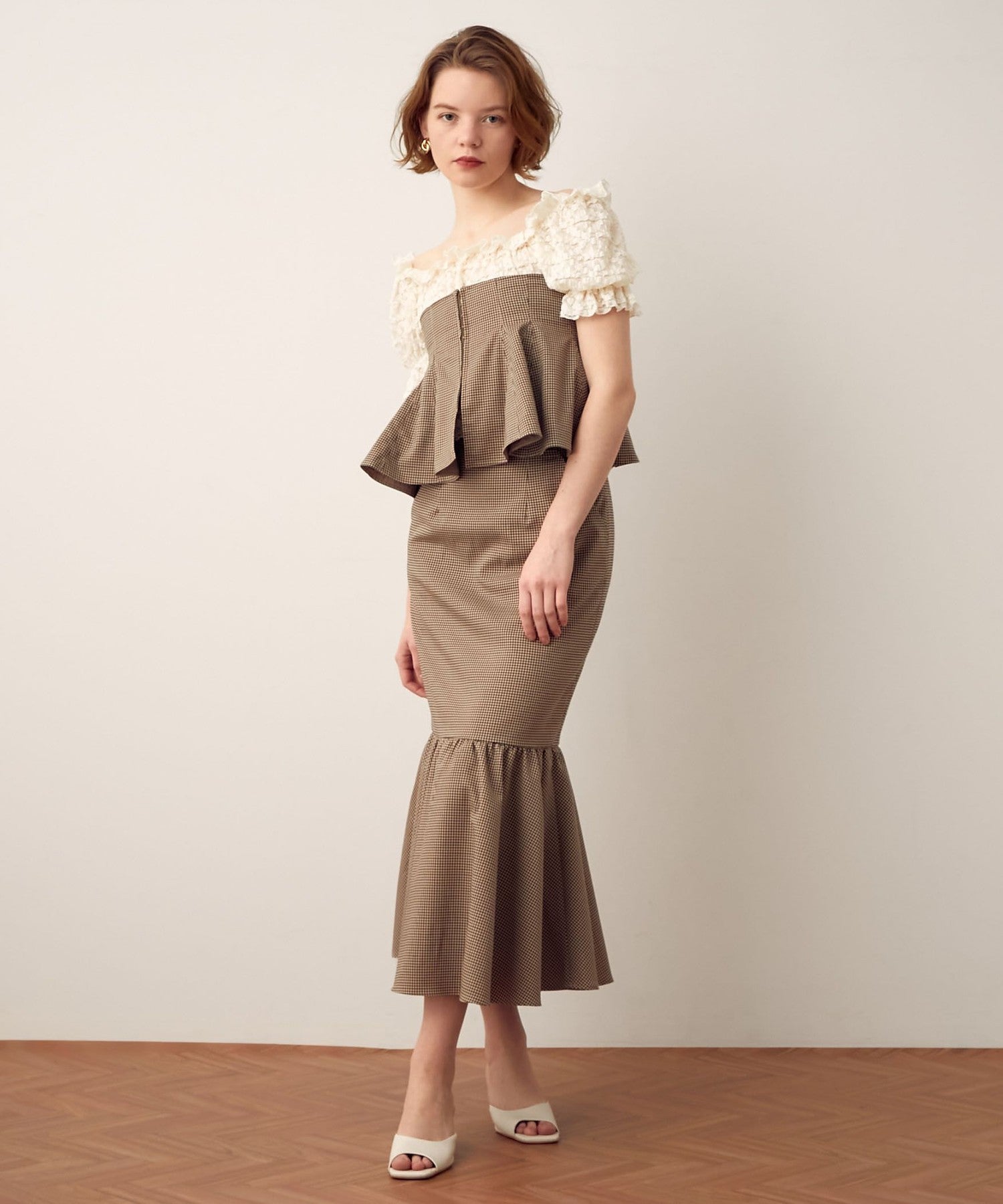 Manyway 荷葉邊裙