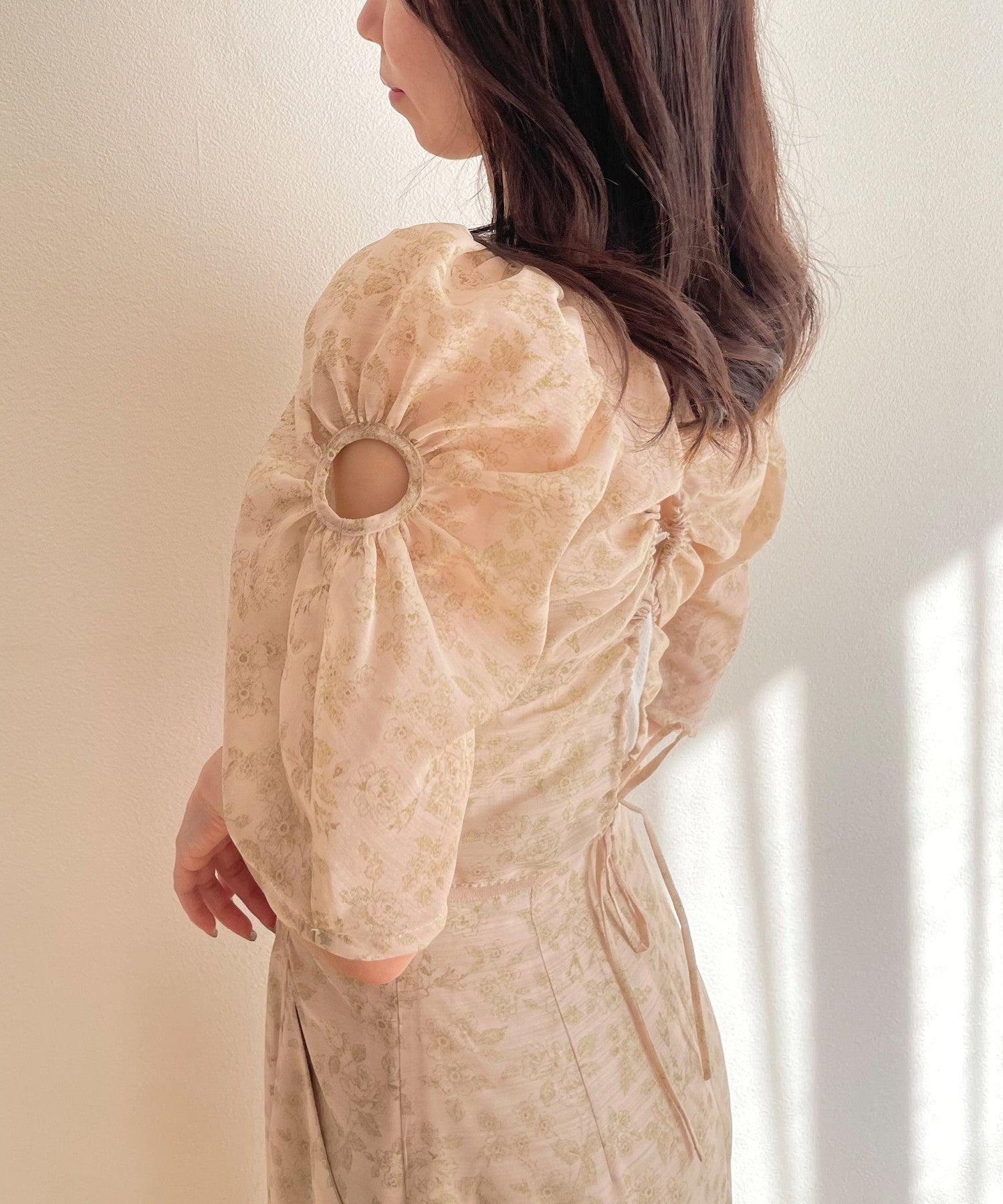Pointier fleur blouse