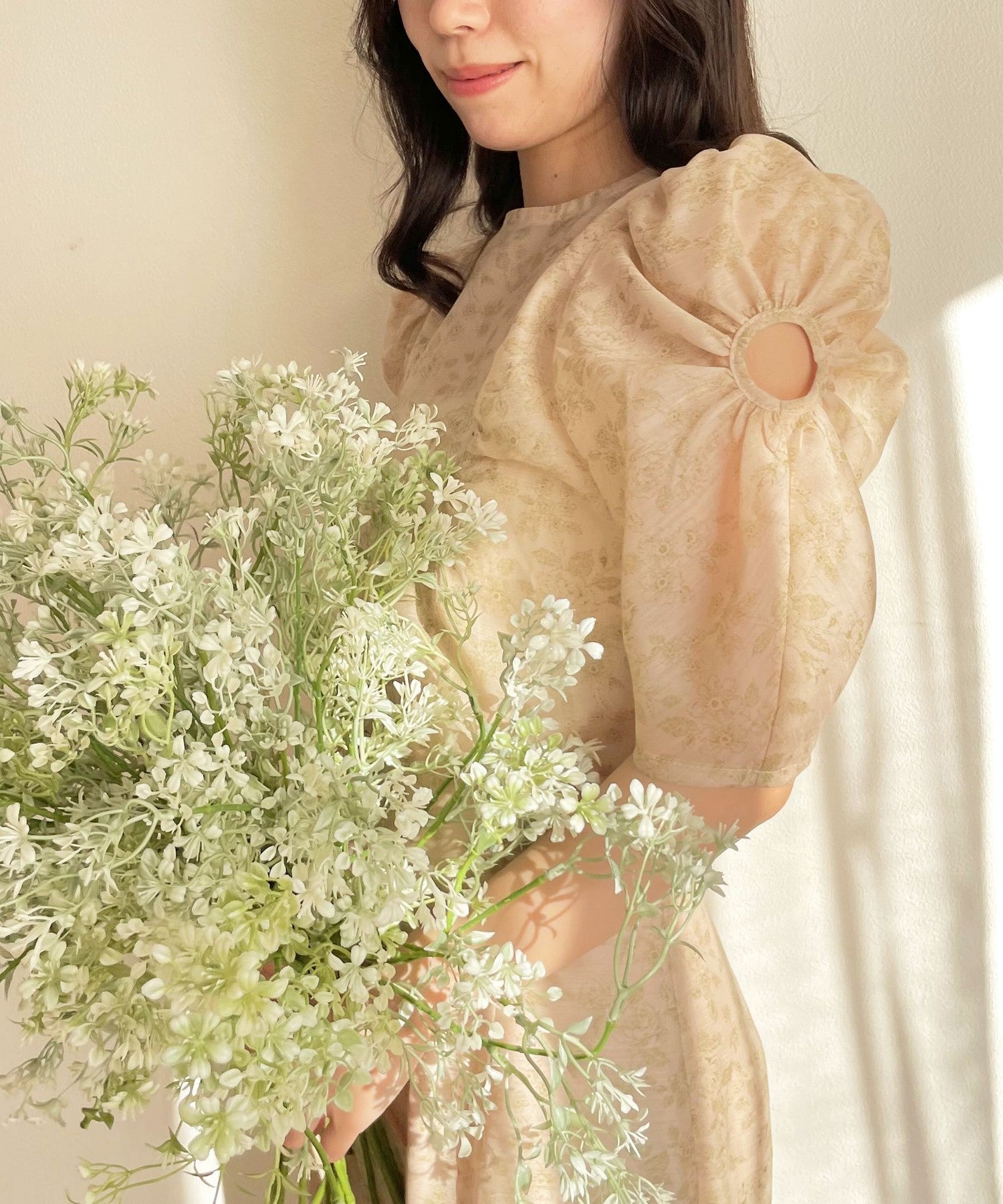 Pointier fleur blouse
