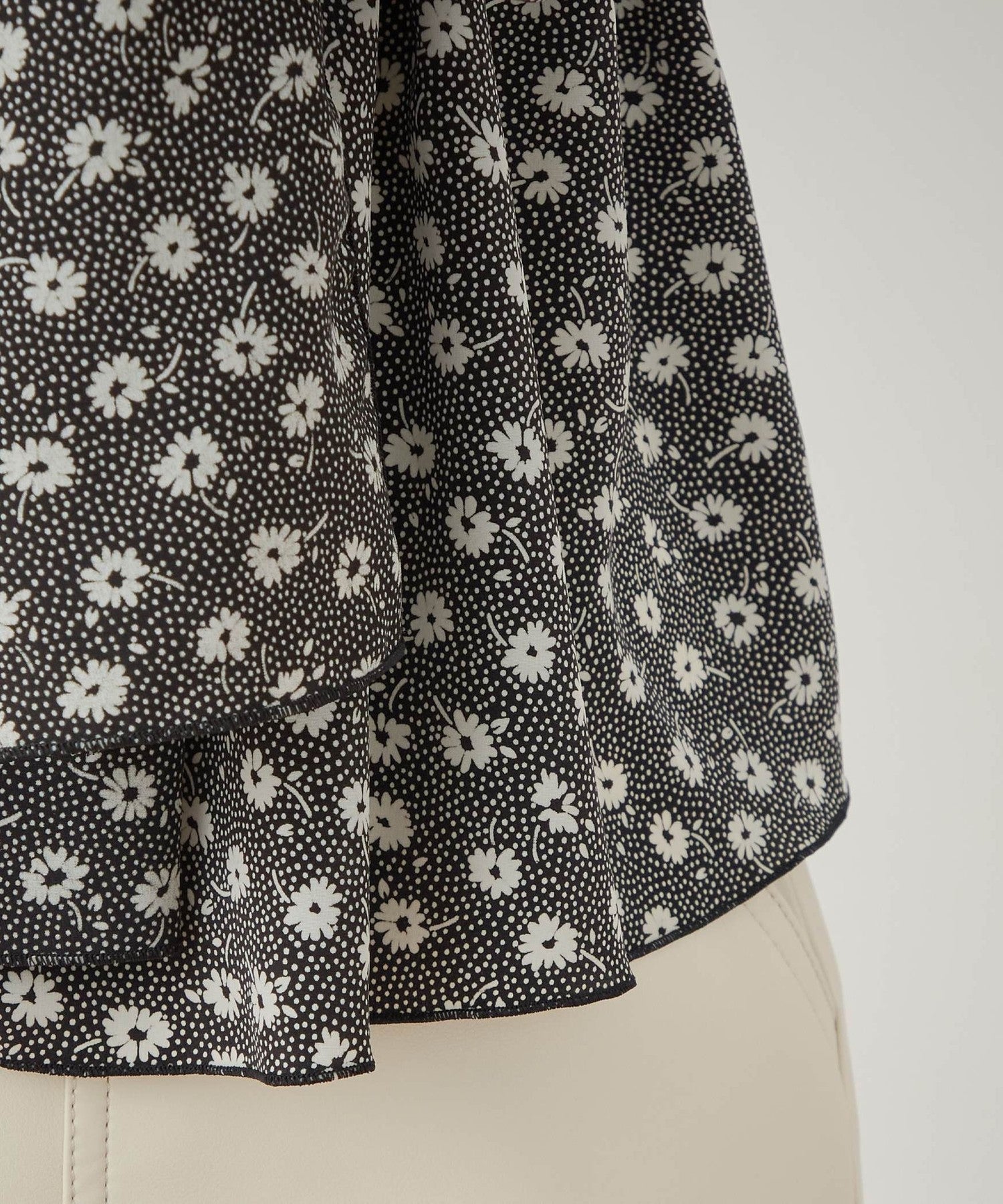 Fleur dot cache-coeur blouse
