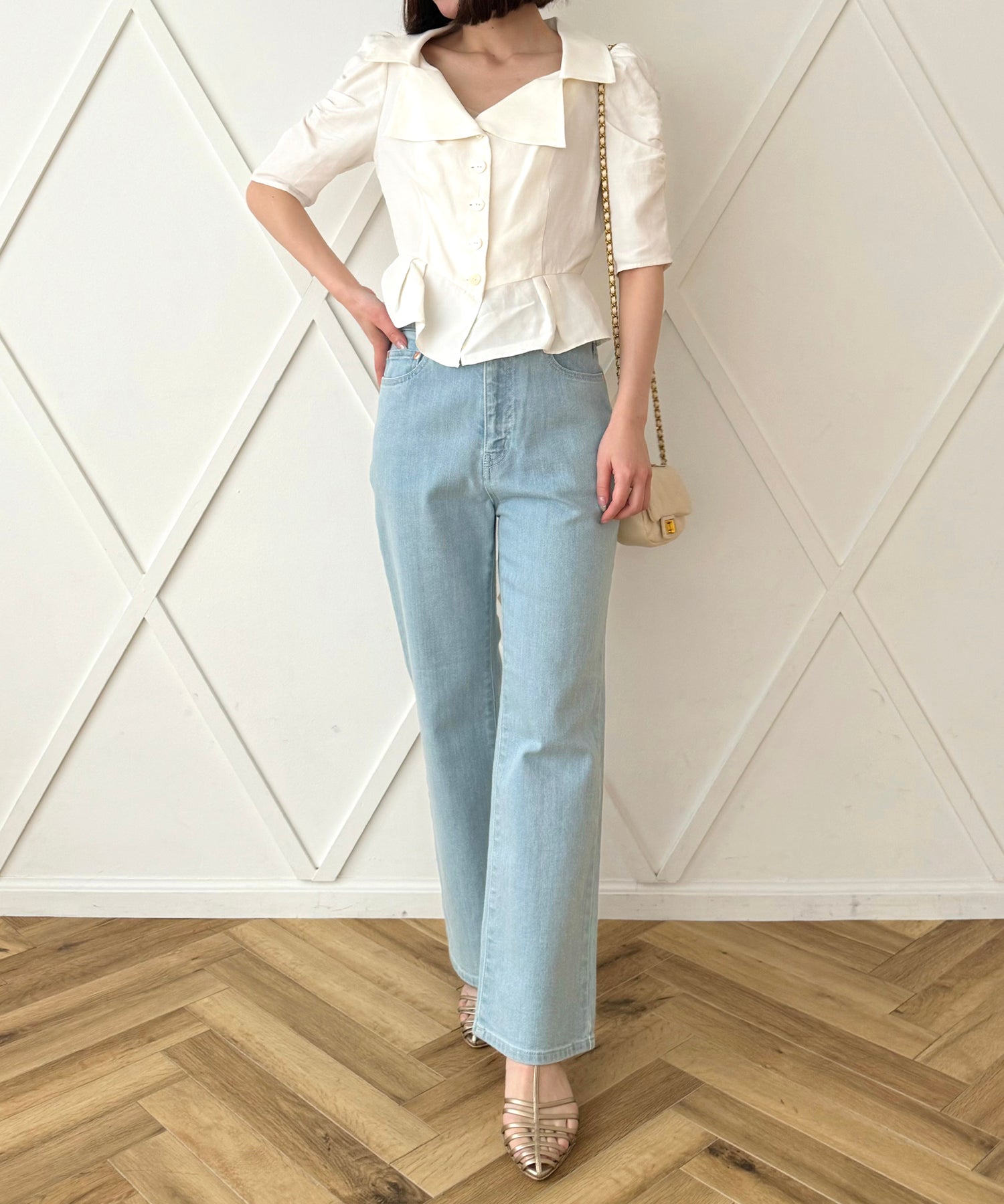 緊身胸衣女士襯衫