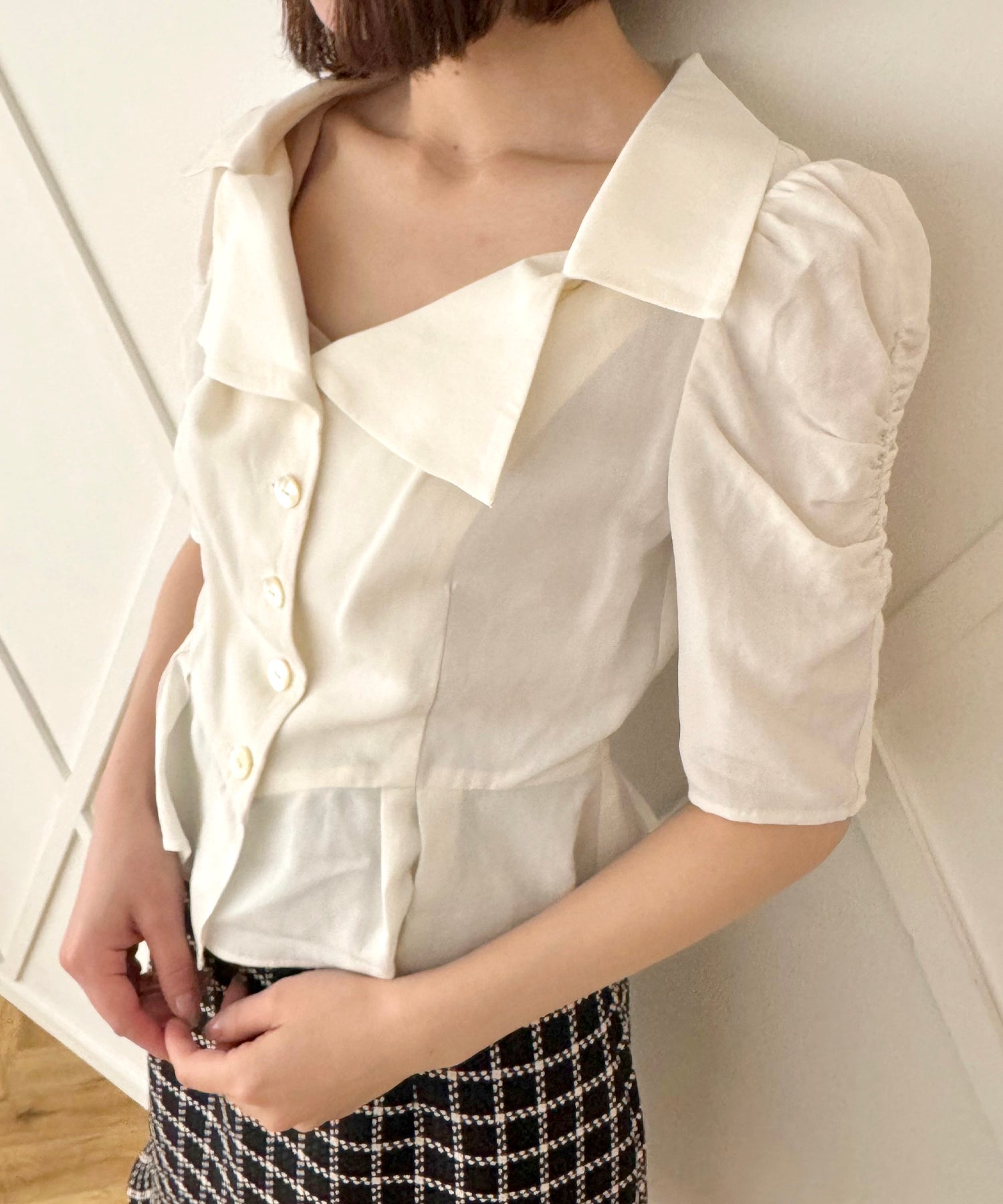 緊身胸衣女士襯衫