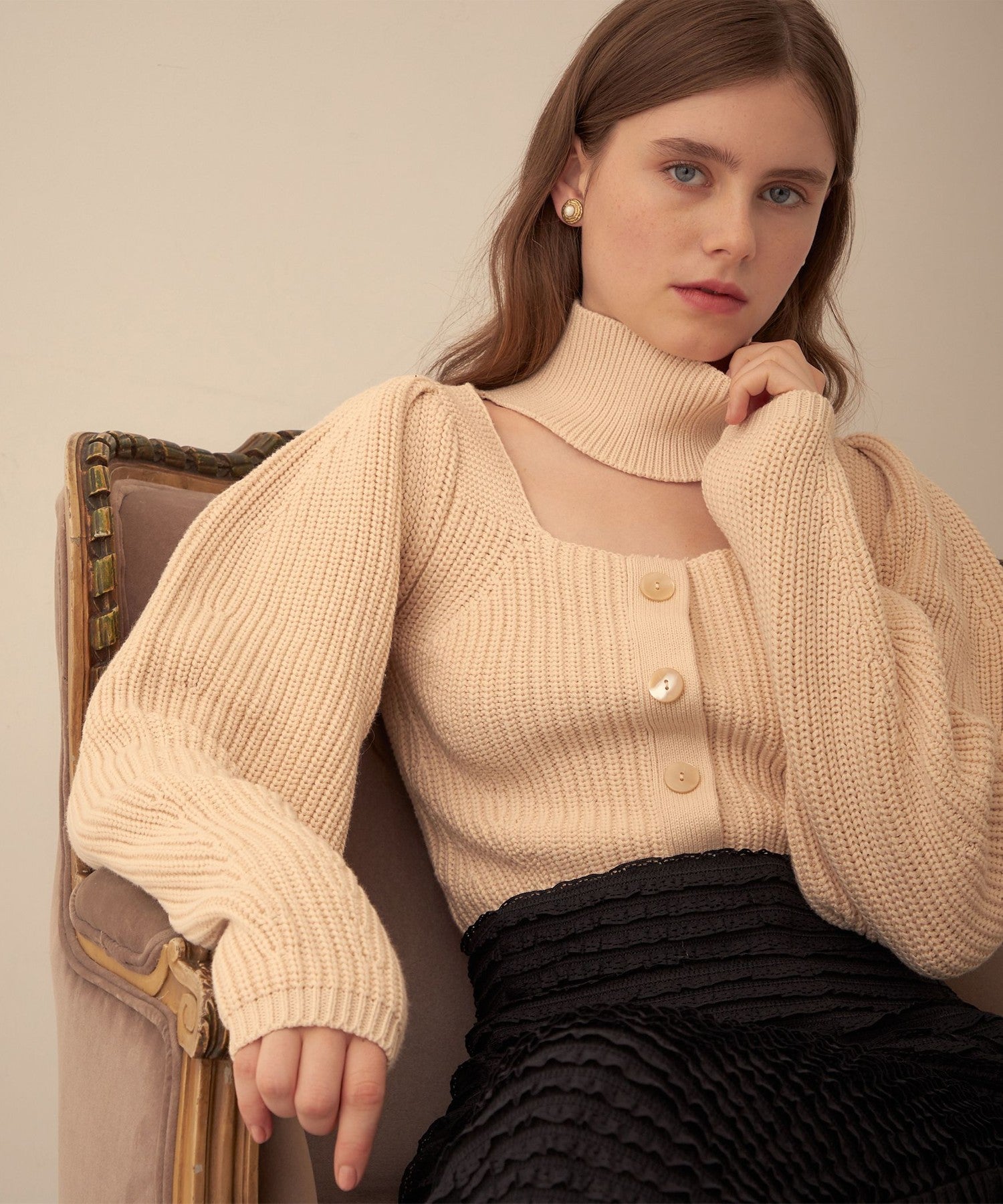 海龜鏤空緊身胸衣針織