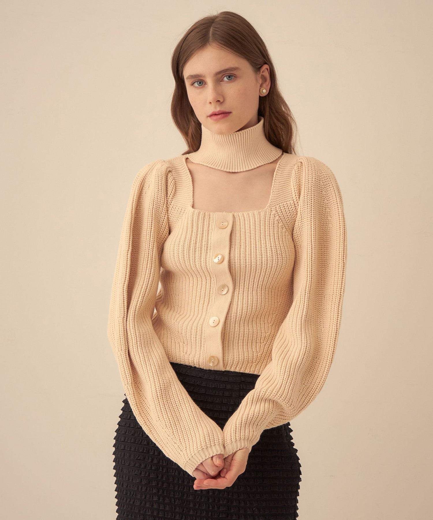 海龜鏤空緊身胸衣針織